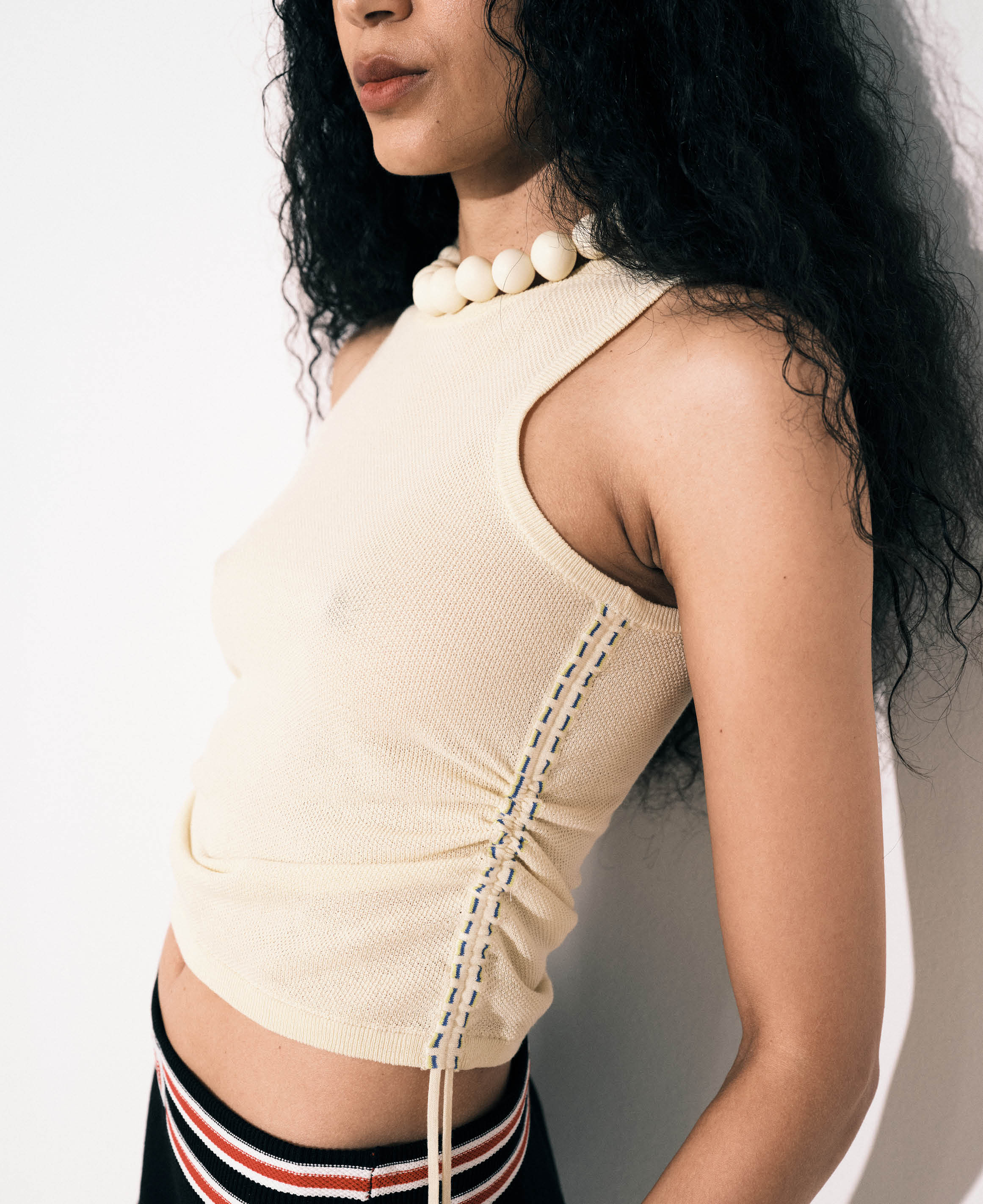 ORGANIC RUCHED TANK