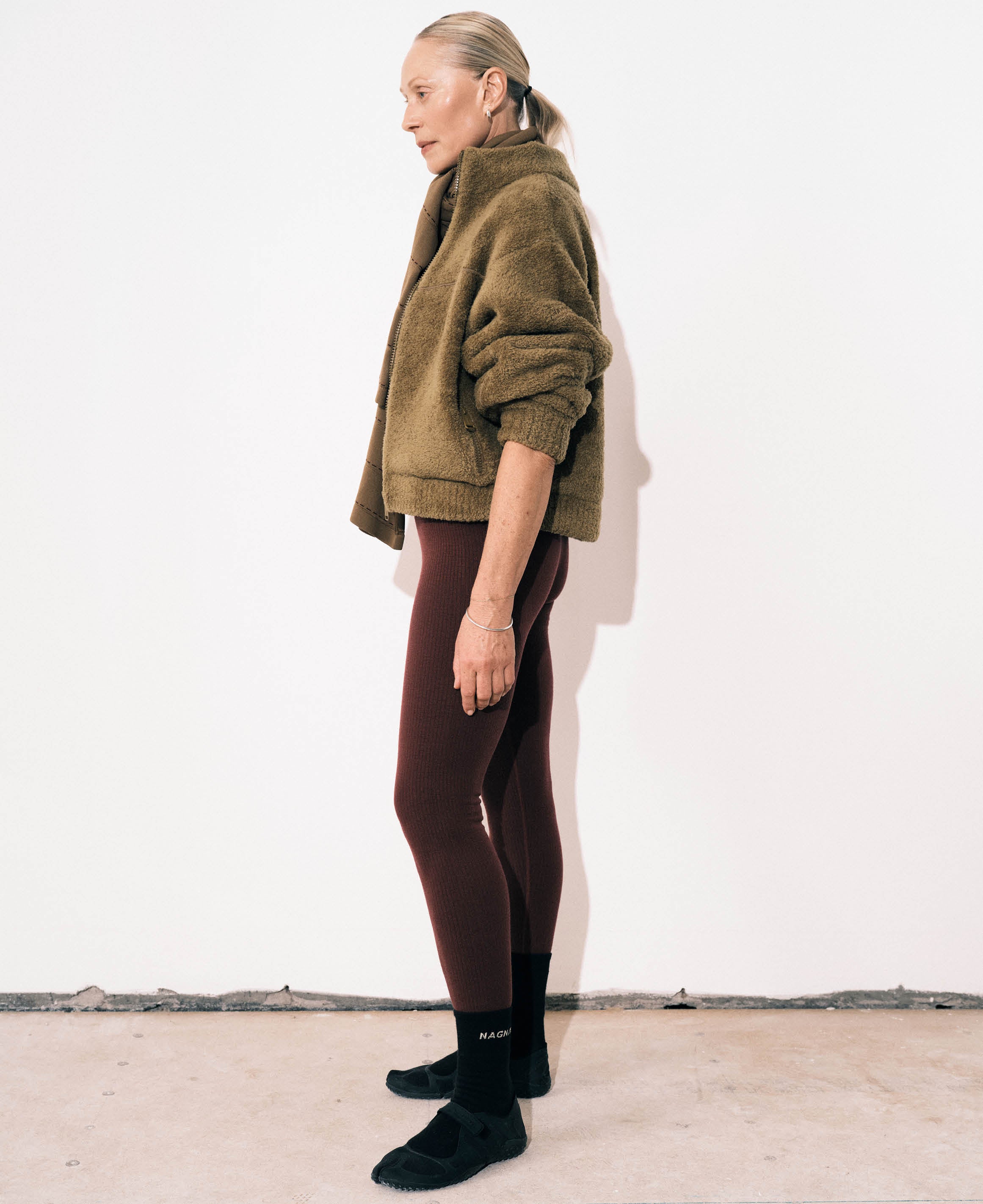 CLASSIC WOOL RIB LEGGING
