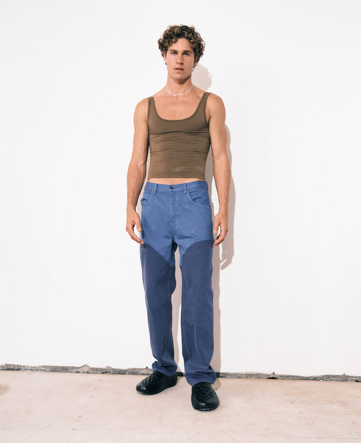 VEGETABLE DYE TAPERED JEAN