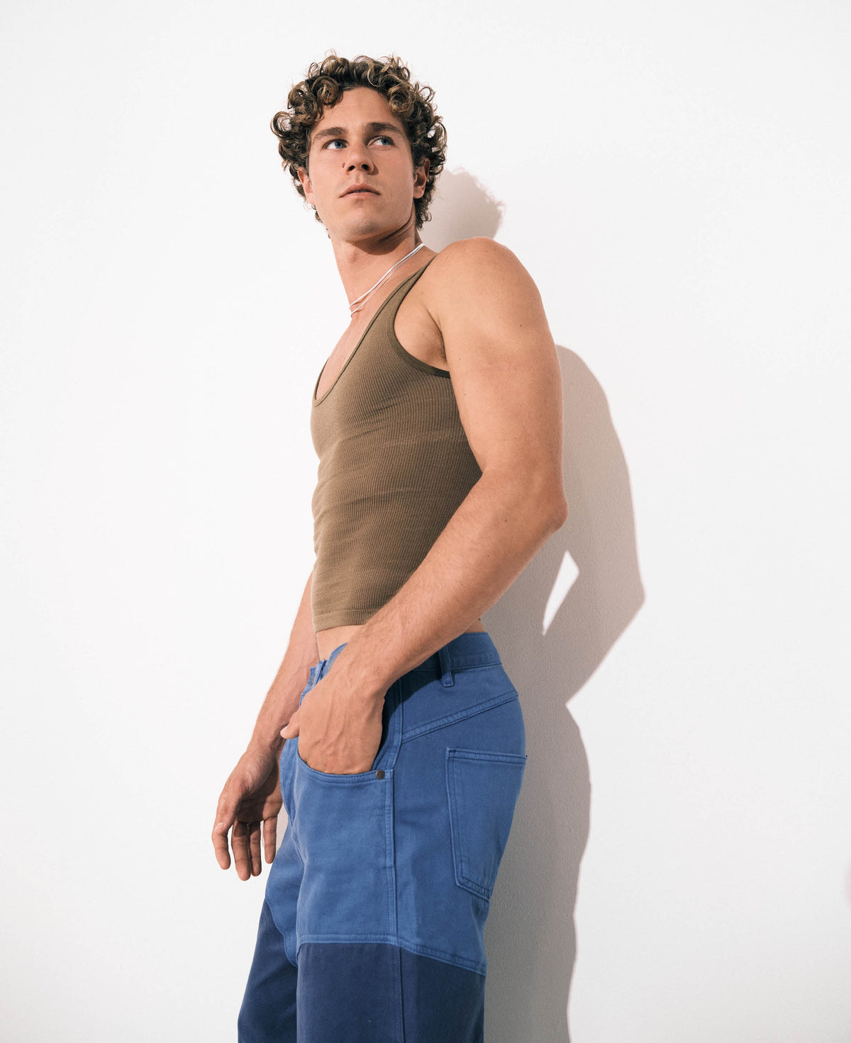 VEGETABLE DYE TAPERED JEAN