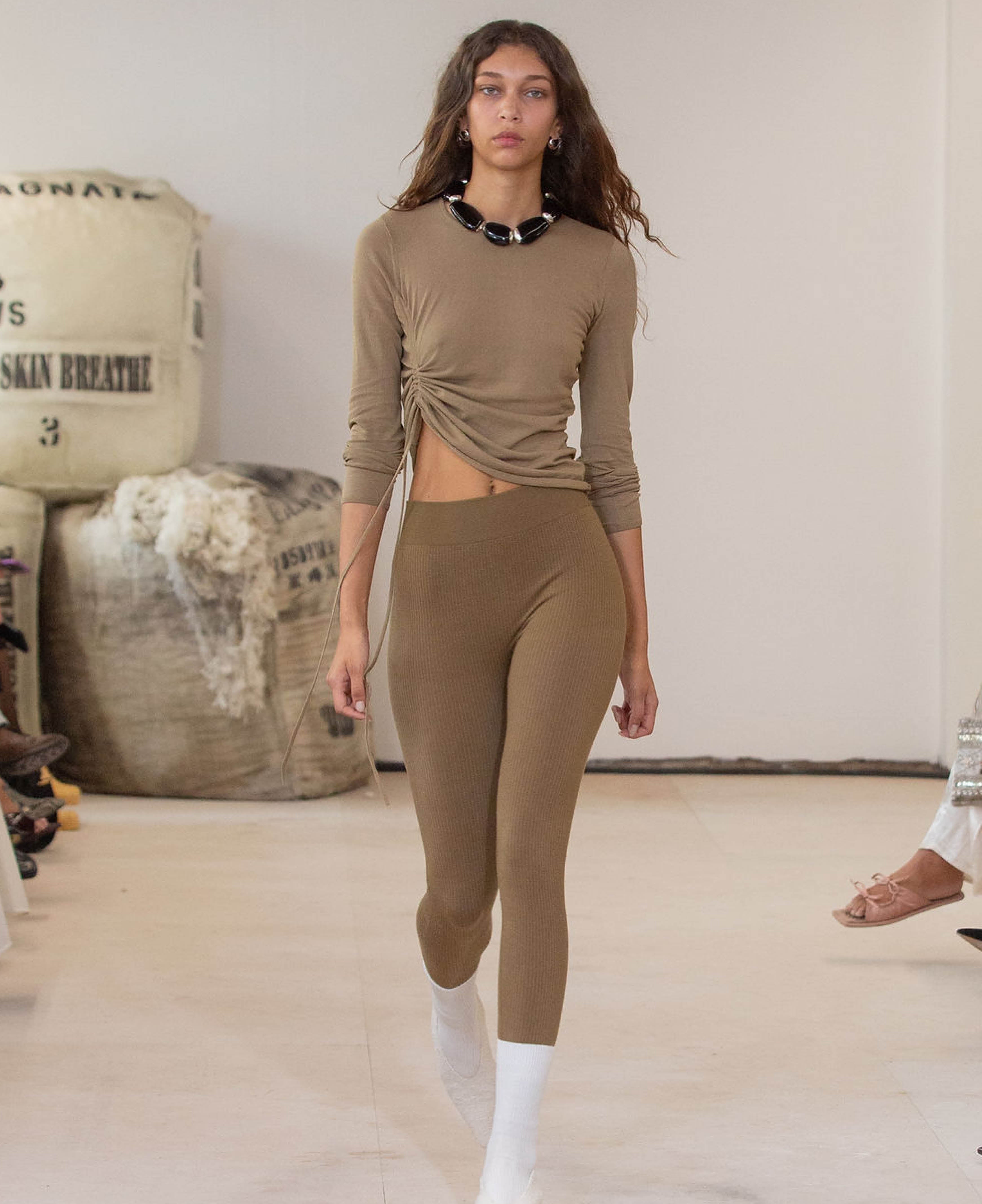CLASSIC WOOL RIB LEGGING