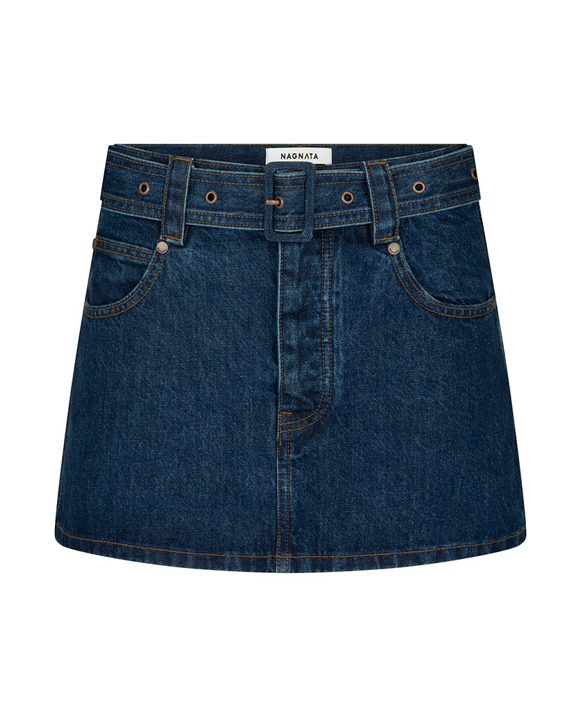 INDIGO BELTED MINI