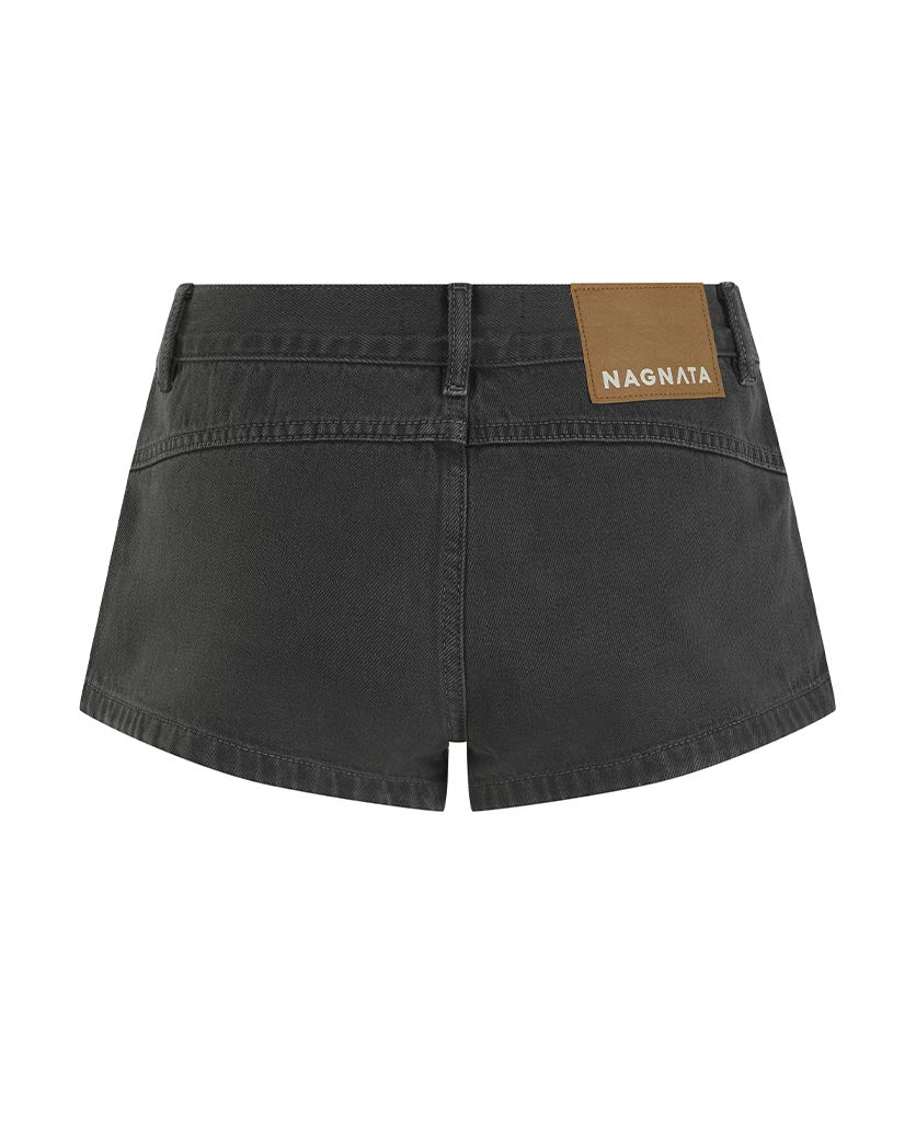 LOW RISE MICRO DENIM SHORT