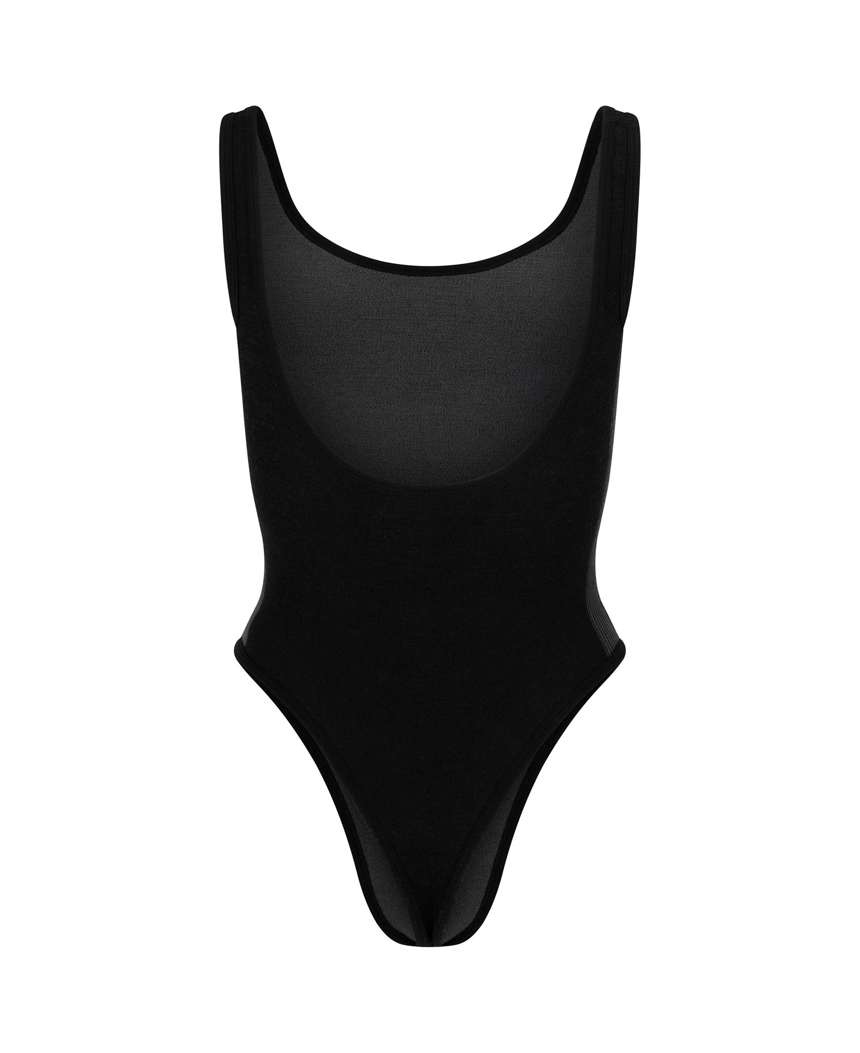 HOUNDSTOOTH WOOL BODYSUIT