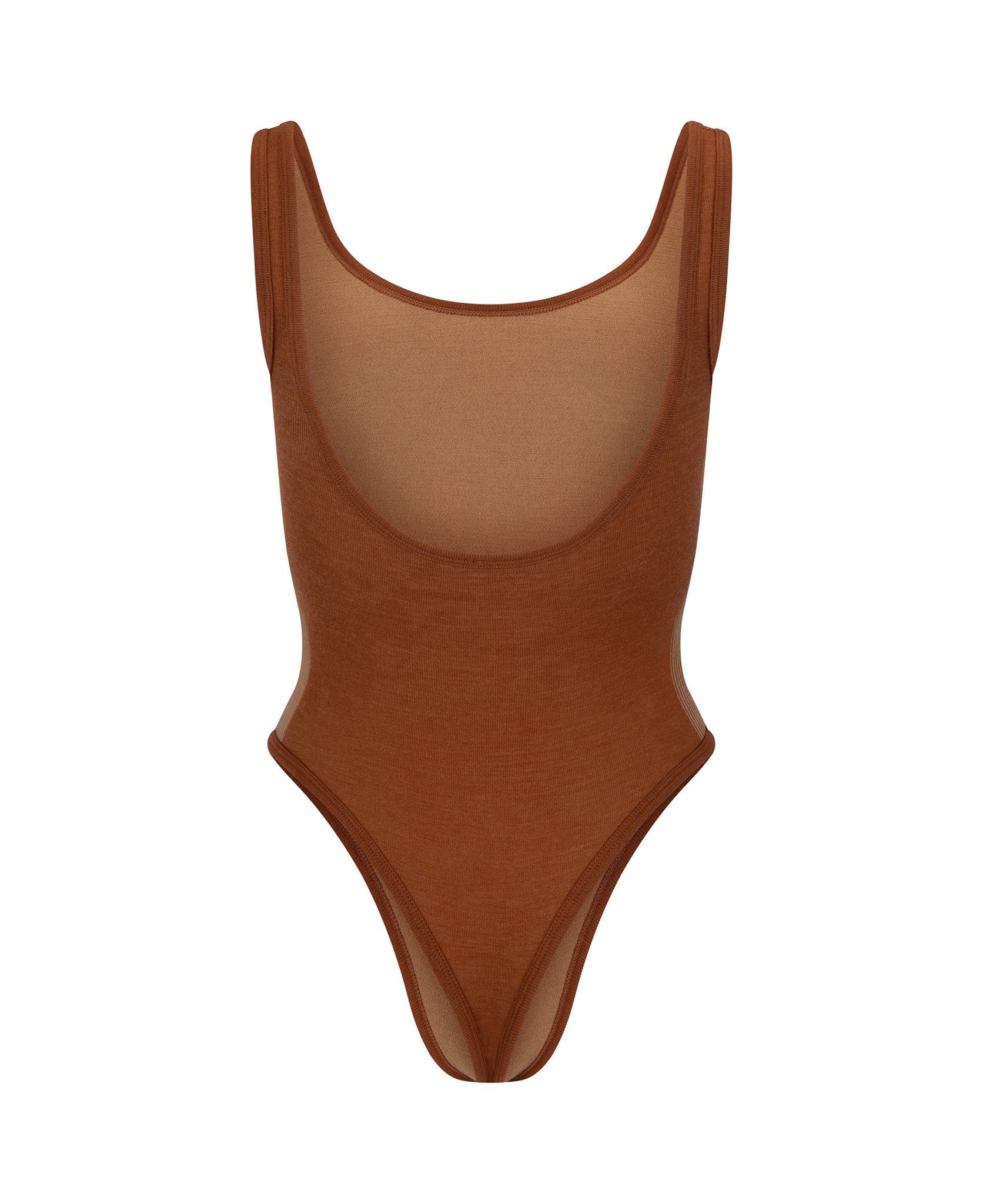 HOUNDSTOOTH WOOL BODYSUIT