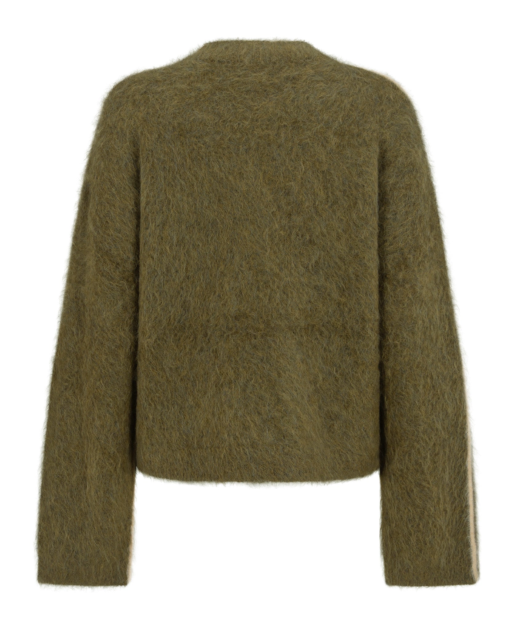 BRUSHED ALPACA CARDIGAN