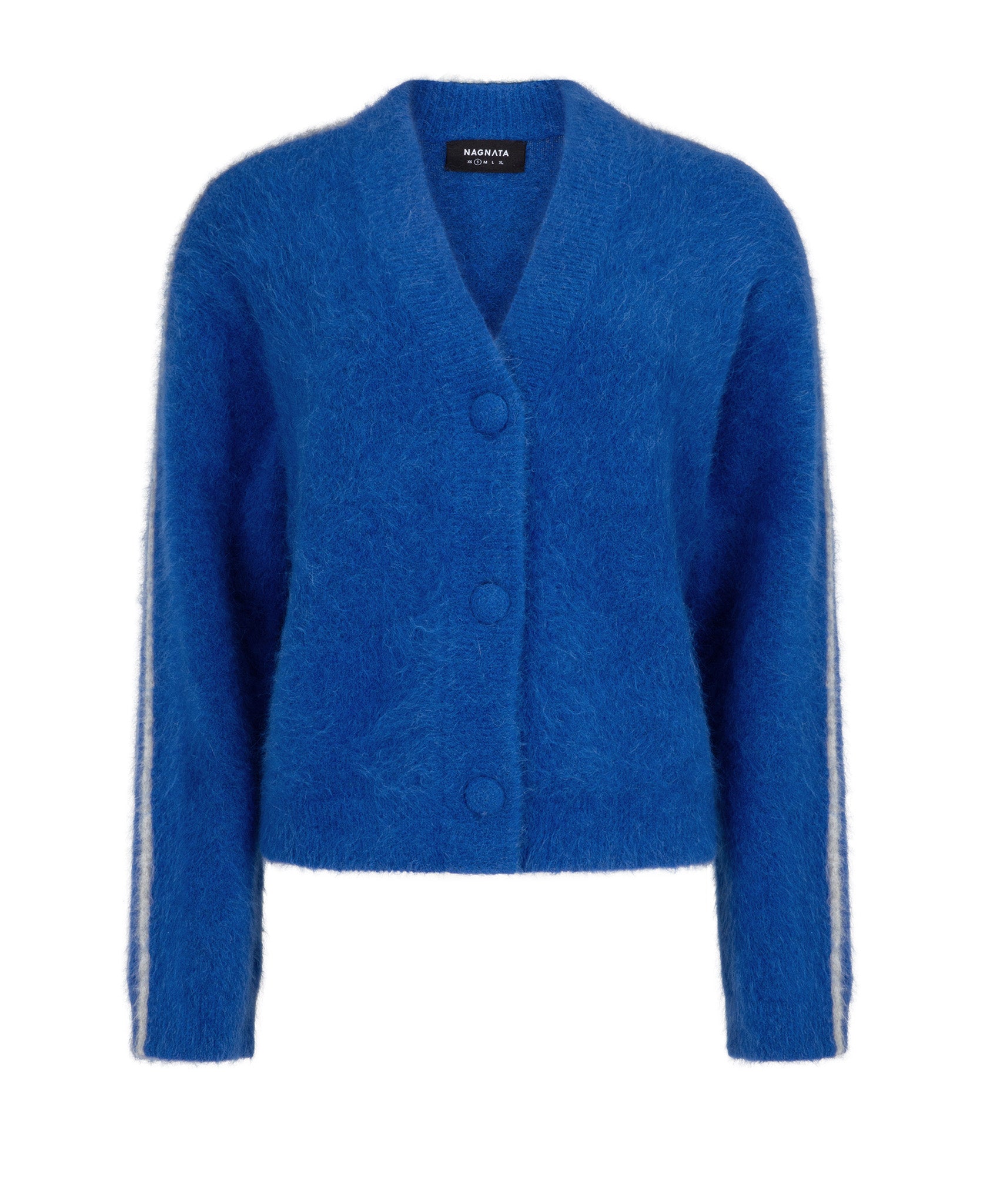 BRUSHED ALPACA CARDIGAN - Main Image