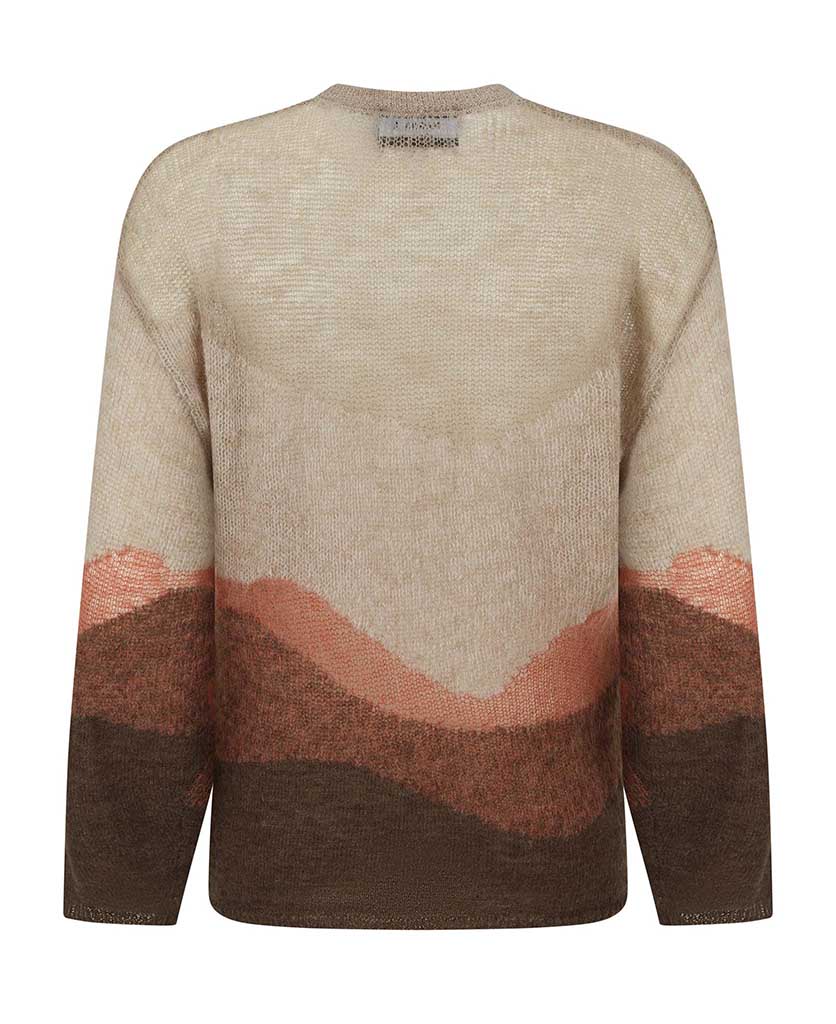 OPEN KNIT HORIZON SWEATER