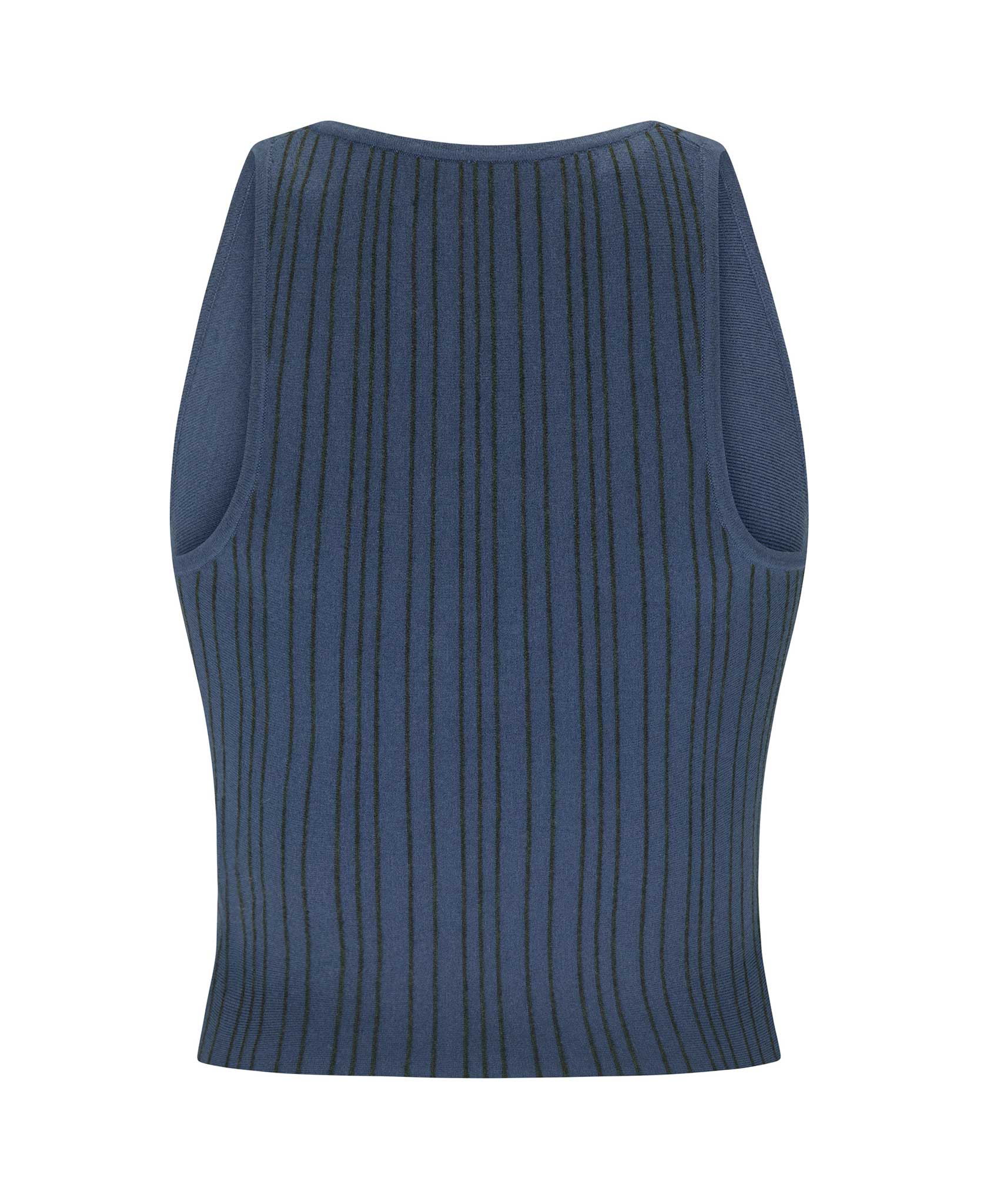 PATTY PINSTRIPE WOOL TOP