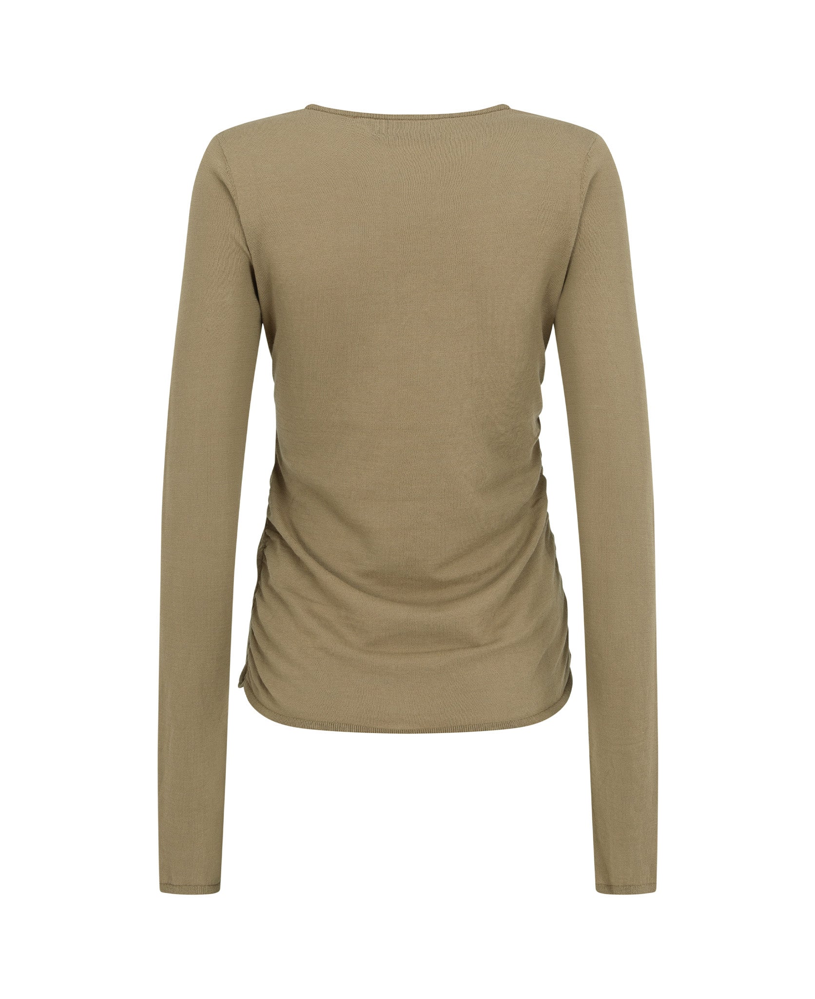 ORGANIC RUCHED LONG SLEEVE