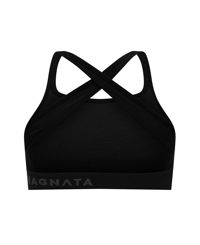 CROSS BACK WOOL BRALET
