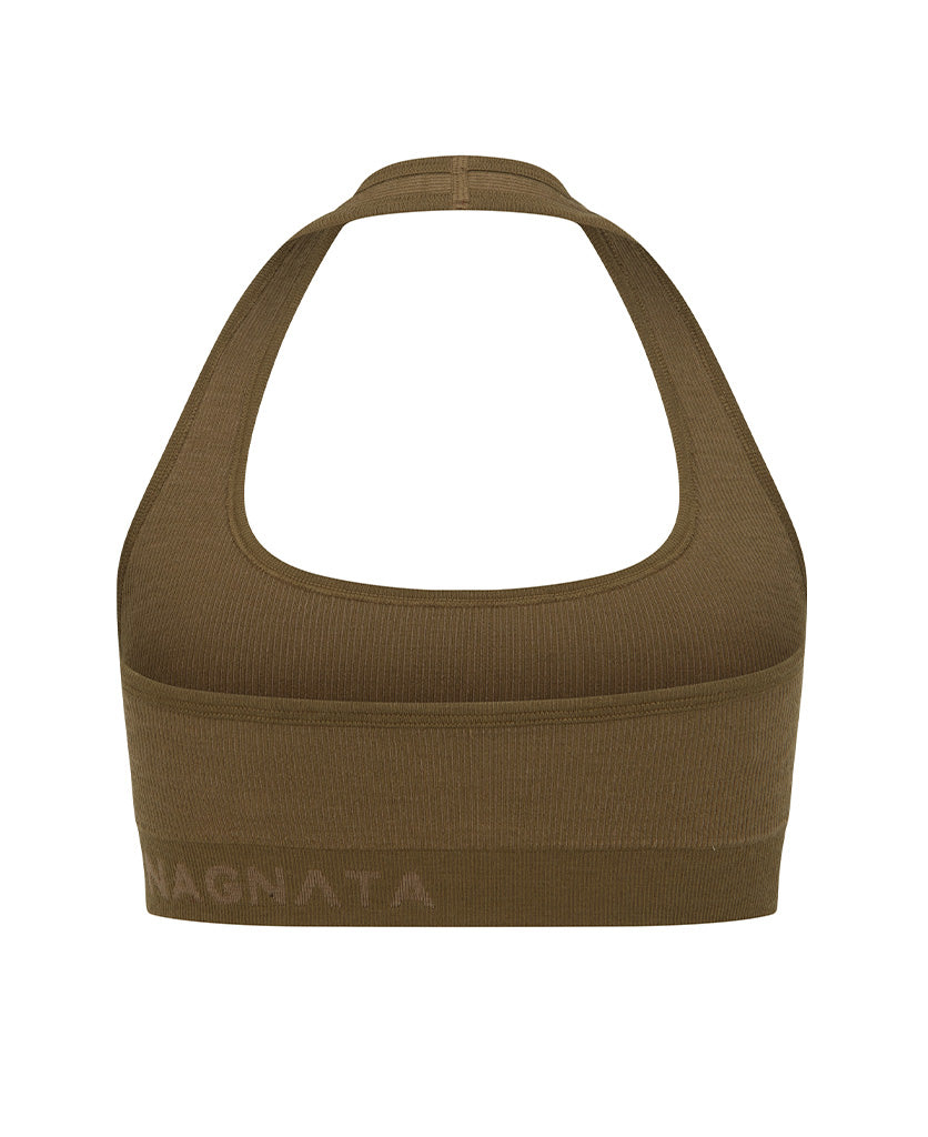 HALTER WOOL BRALET