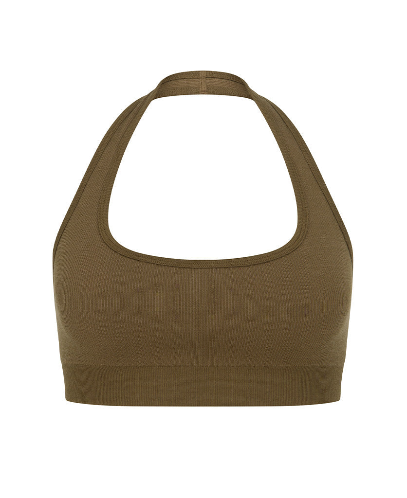 HALTER WOOL BRALET