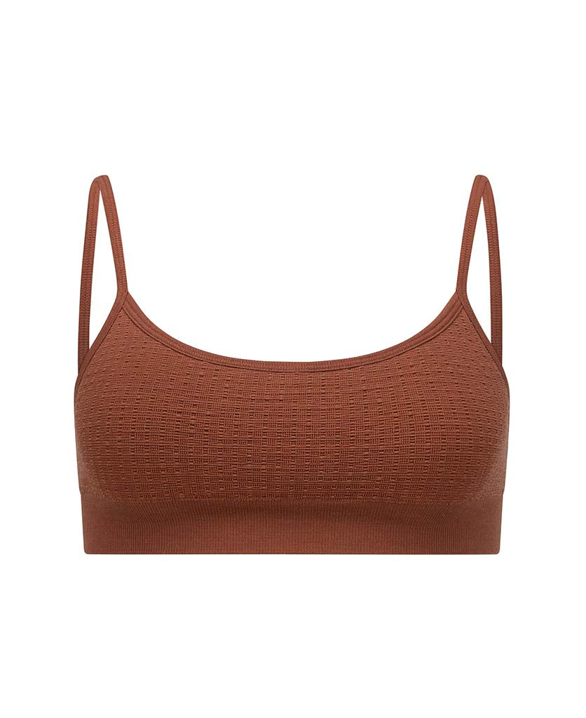 TEXTURED BALLET WOOL BRALET