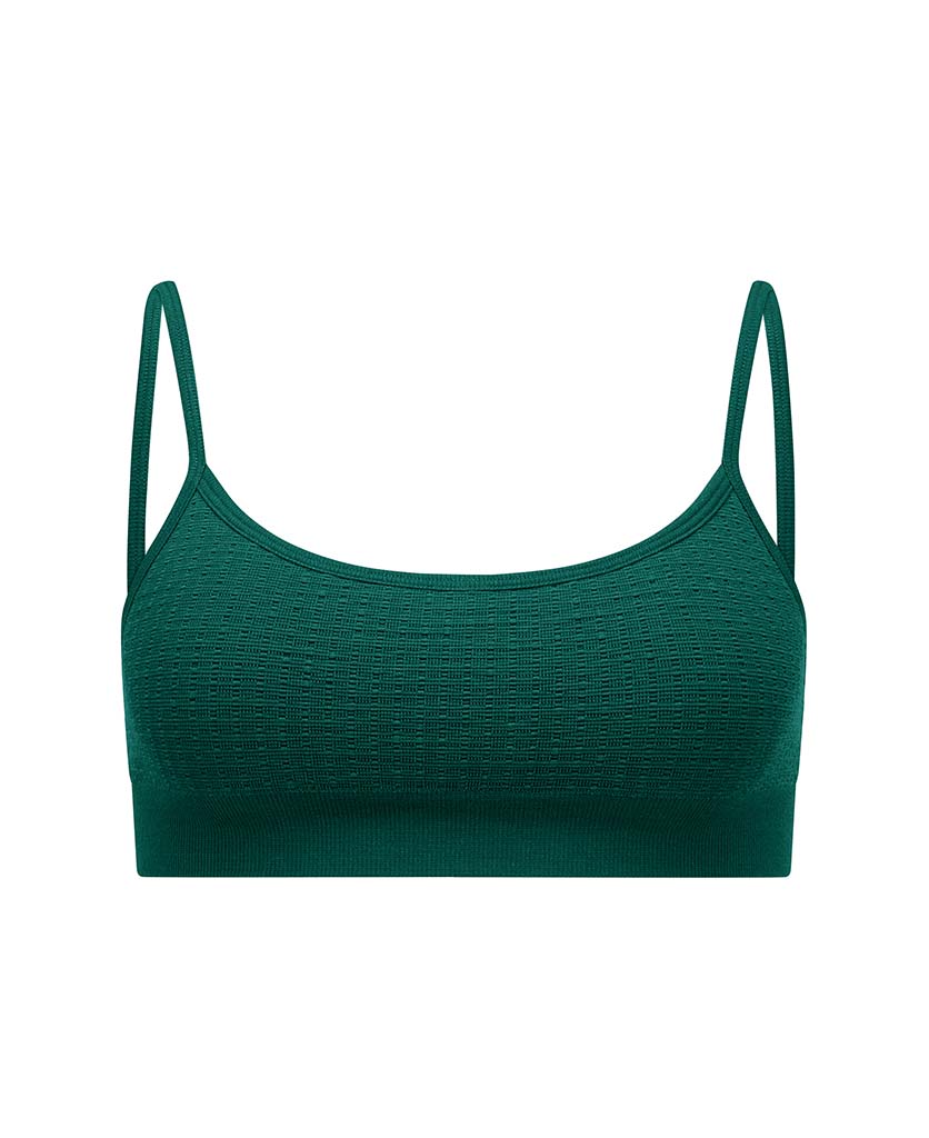 TEXTURED BALLET WOOL BRALET