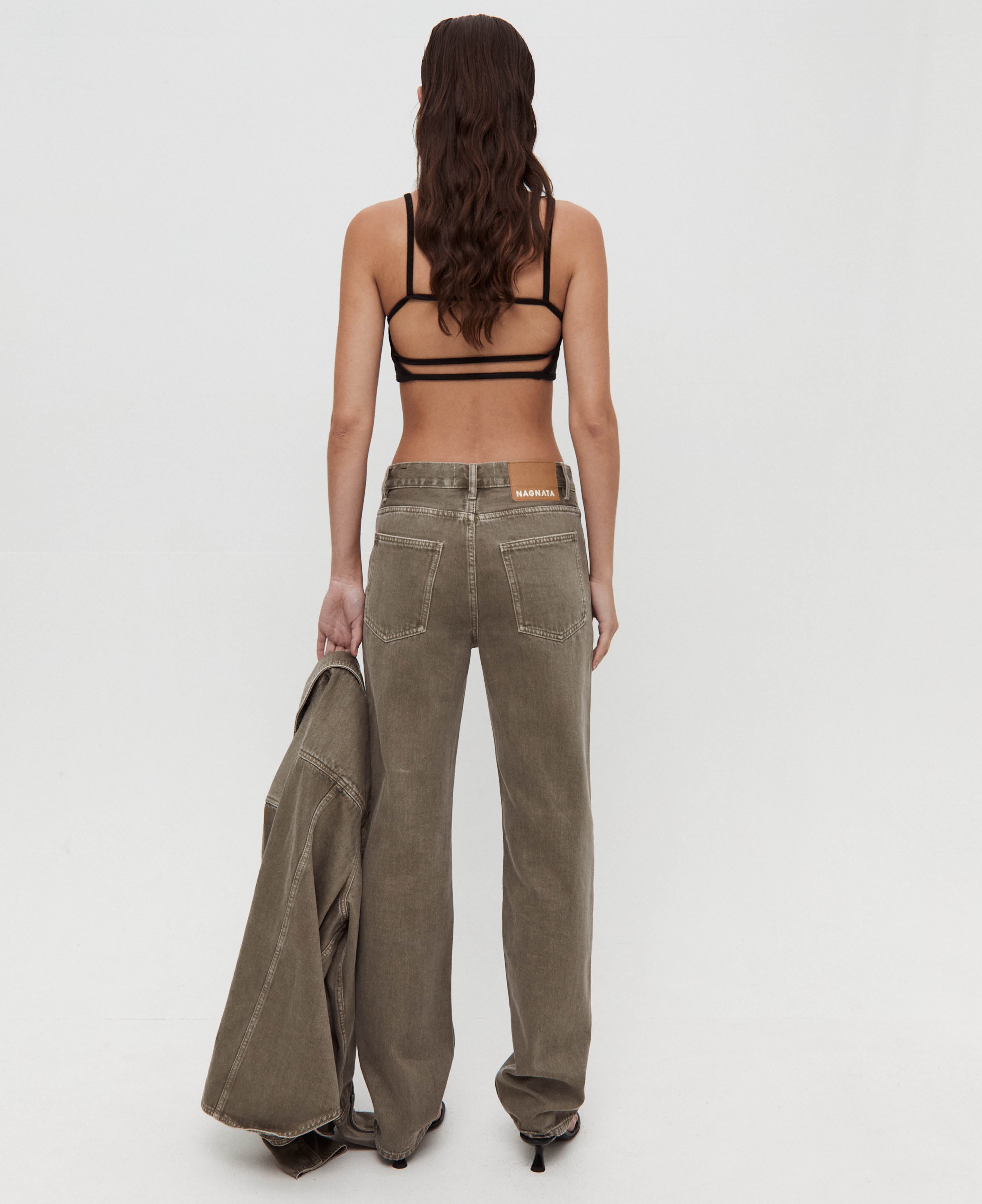 VEGETABLE DYE STRAIGHT LEG JEAN