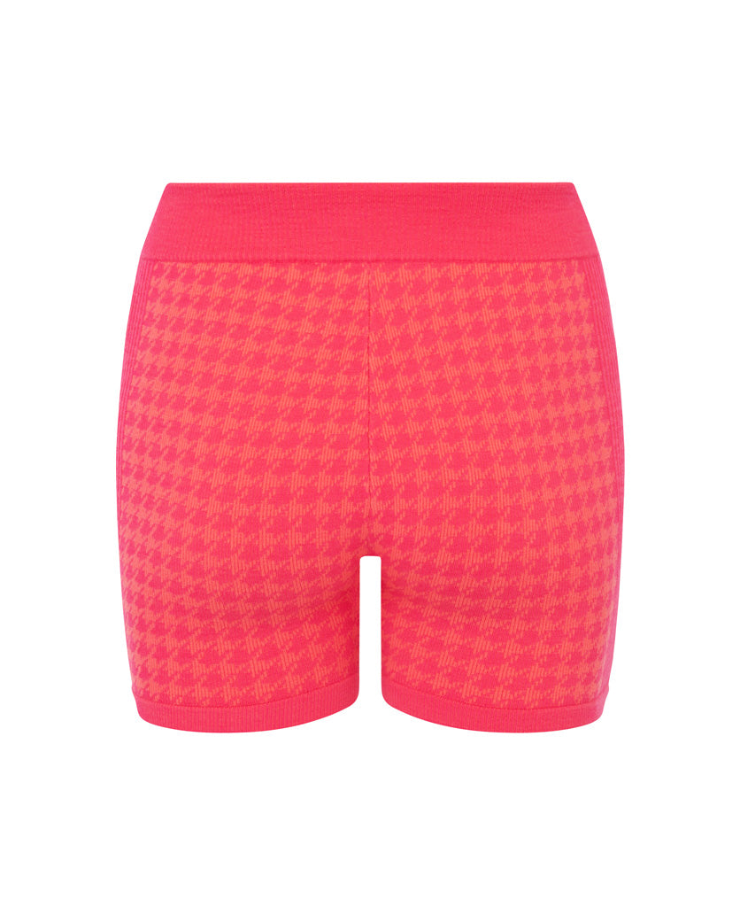 CHECKED OUT KNIT SHORT