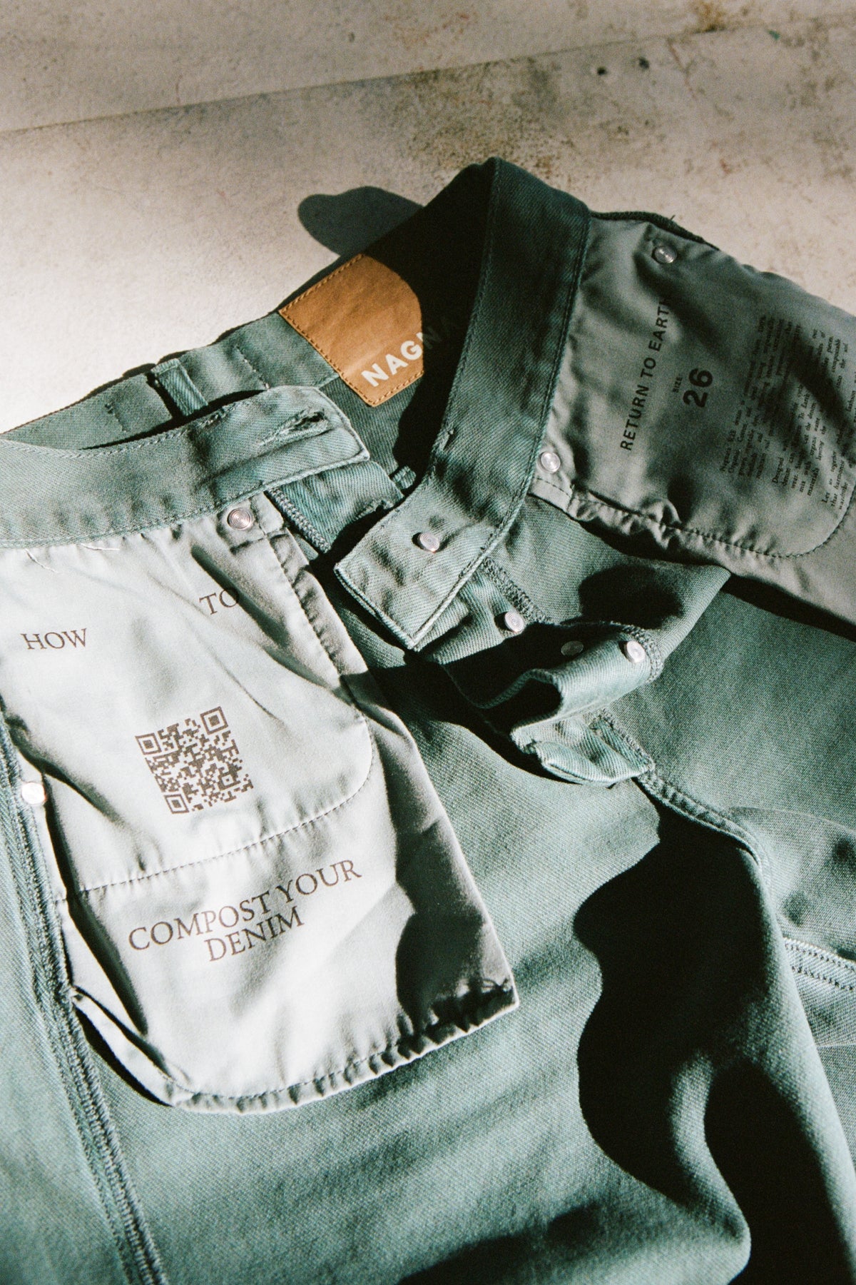 VEGETABLE DYE UTILITY JEAN