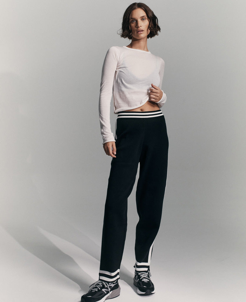 SHEER ESSENTIALS LONG SLEEVE TOP | CREAM | NAGNATA