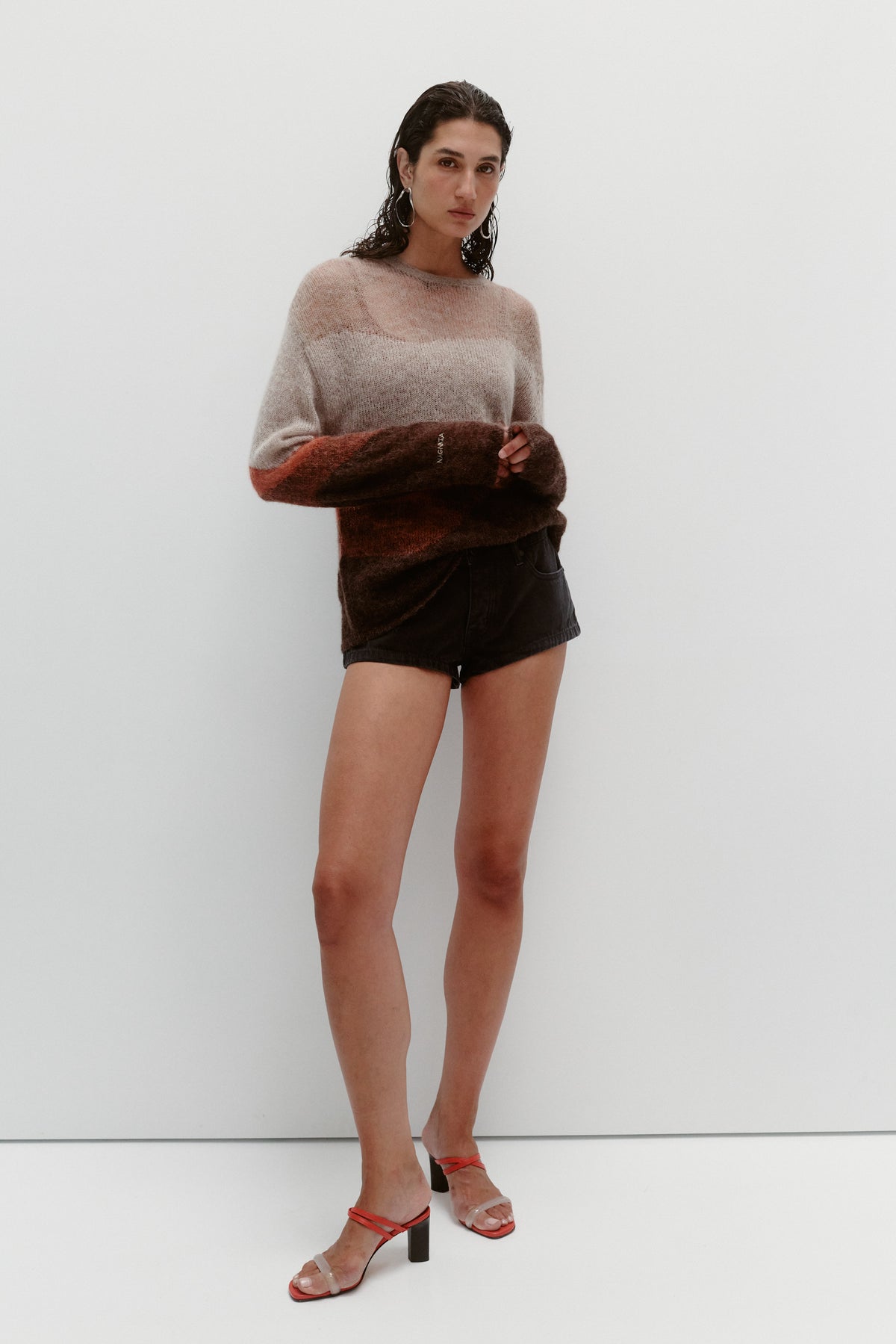 LOW RISE MICRO DENIM SHORT