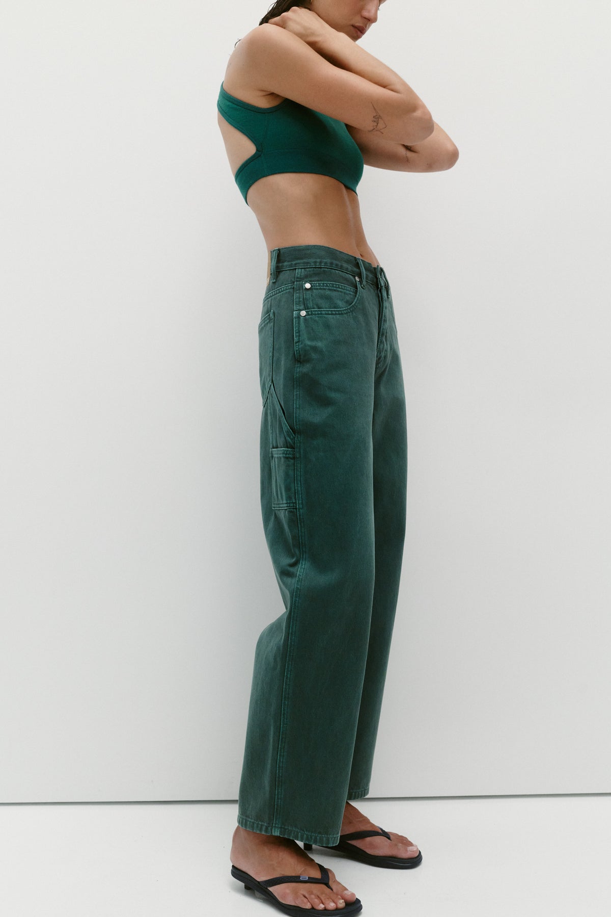 VEGETABLE DYE UTILITY JEAN