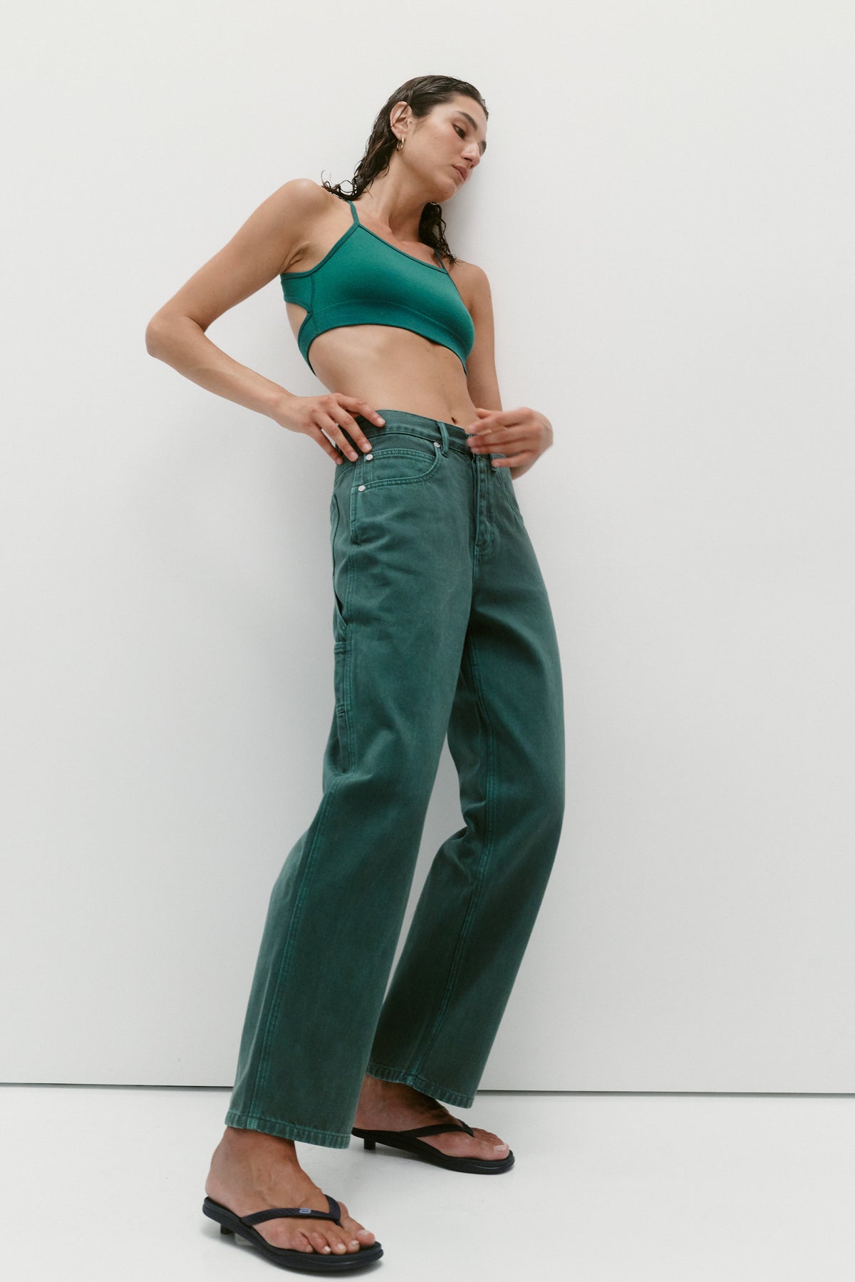 VEGETABLE DYE UTILITY JEAN