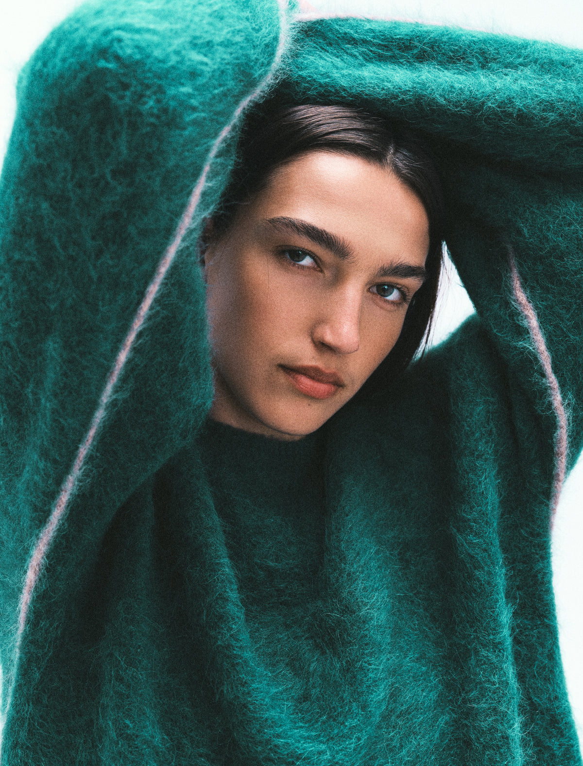 BRUSHED ALPACA SWEATER