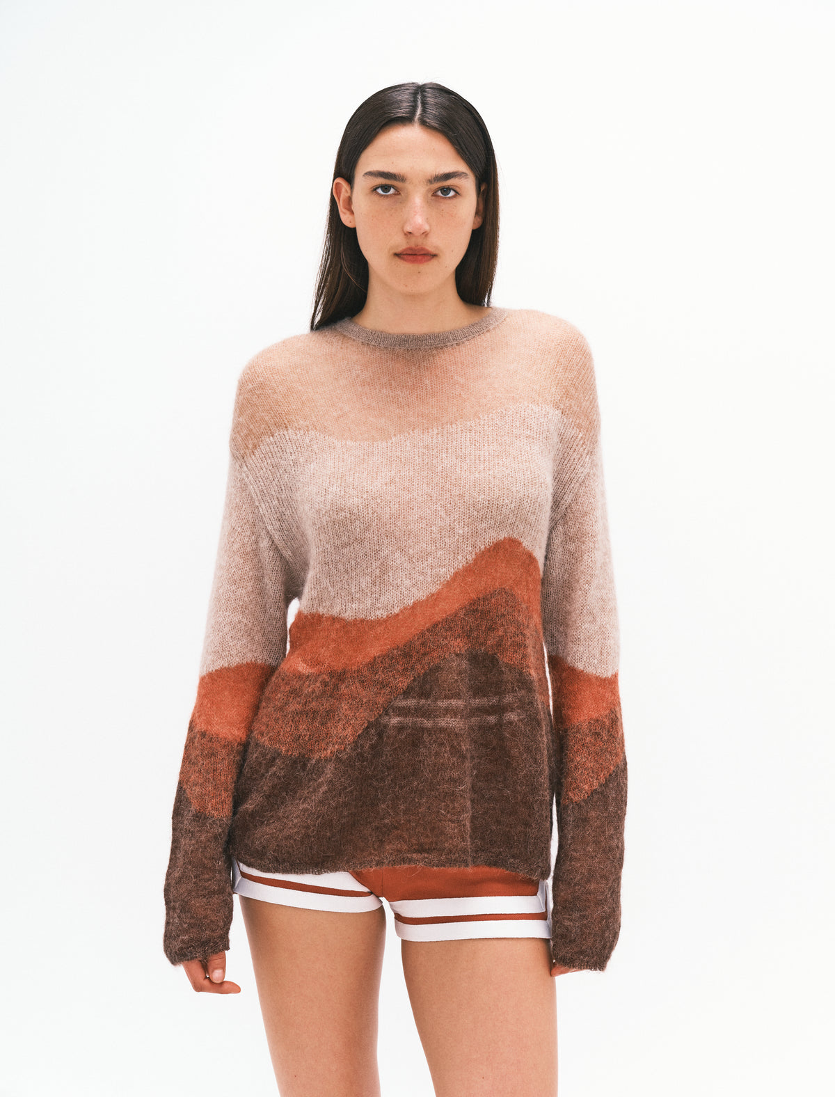 OPEN KNIT HORIZON SWEATER