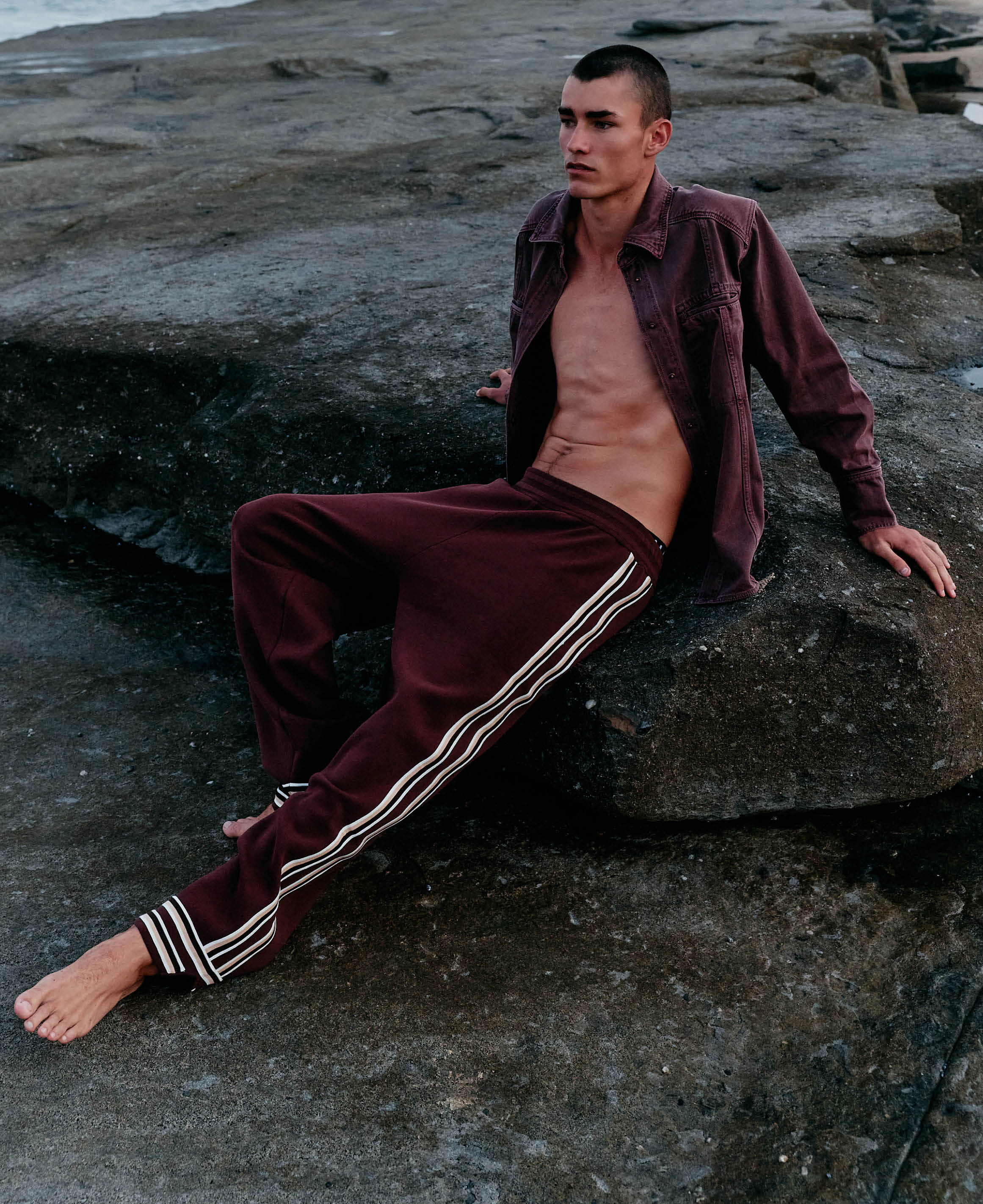 ORGANIC MOTLEY TRACKPANT