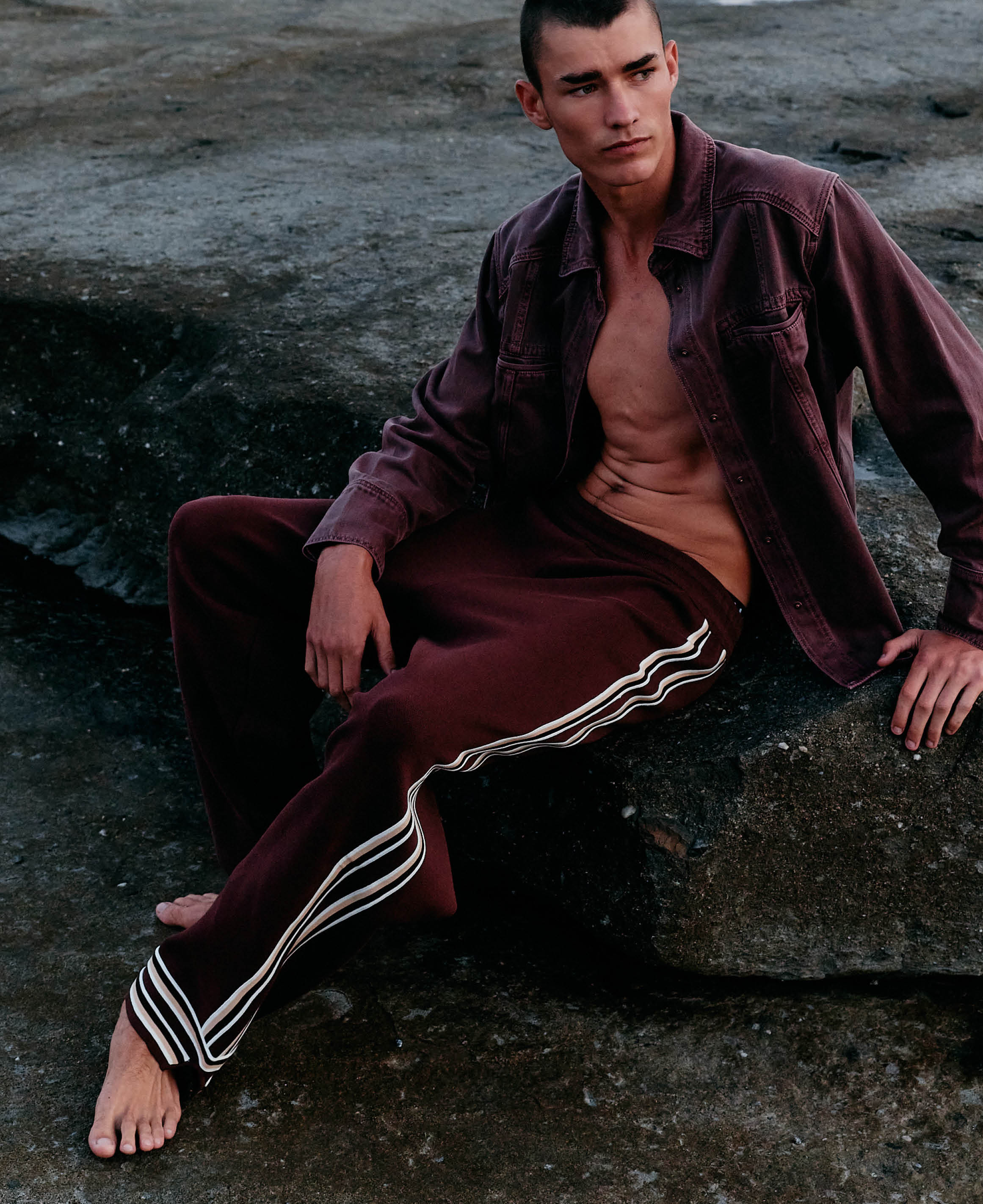 ORGANIC MOTLEY TRACKPANT