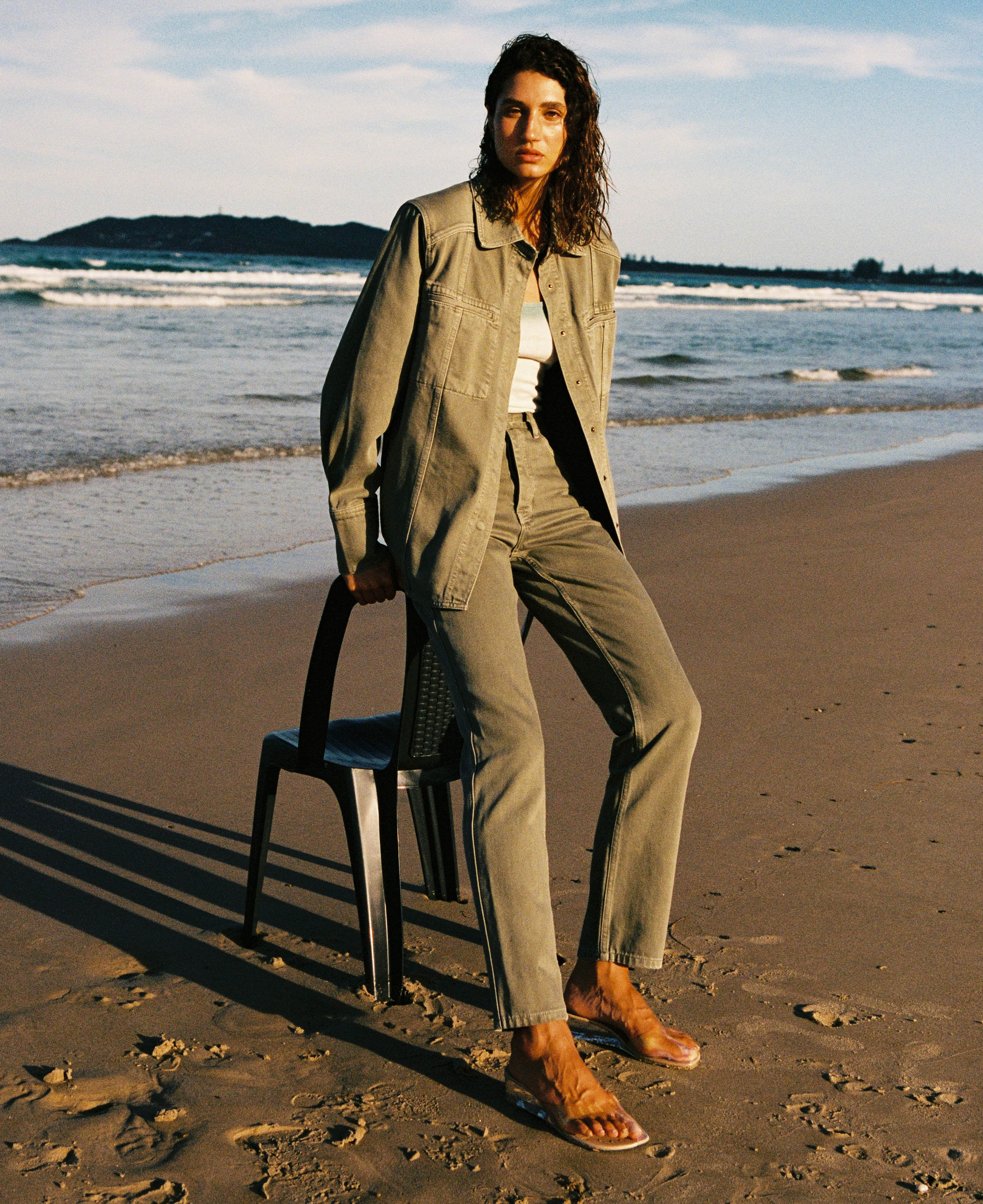 VEGETABLE DYE STRAIGHT LEG JEAN