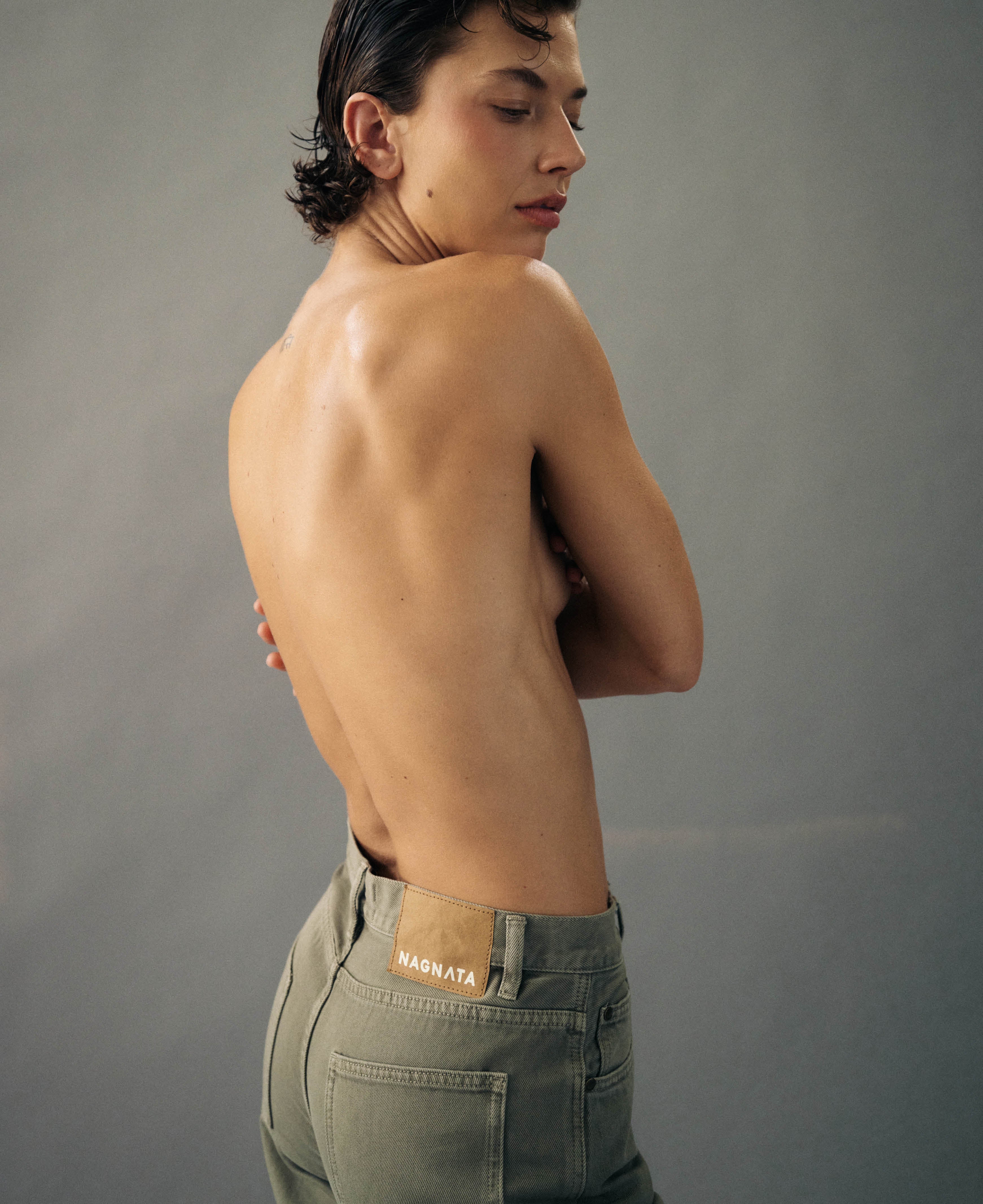 VEGETABLE DYE STRAIGHT LEG JEAN