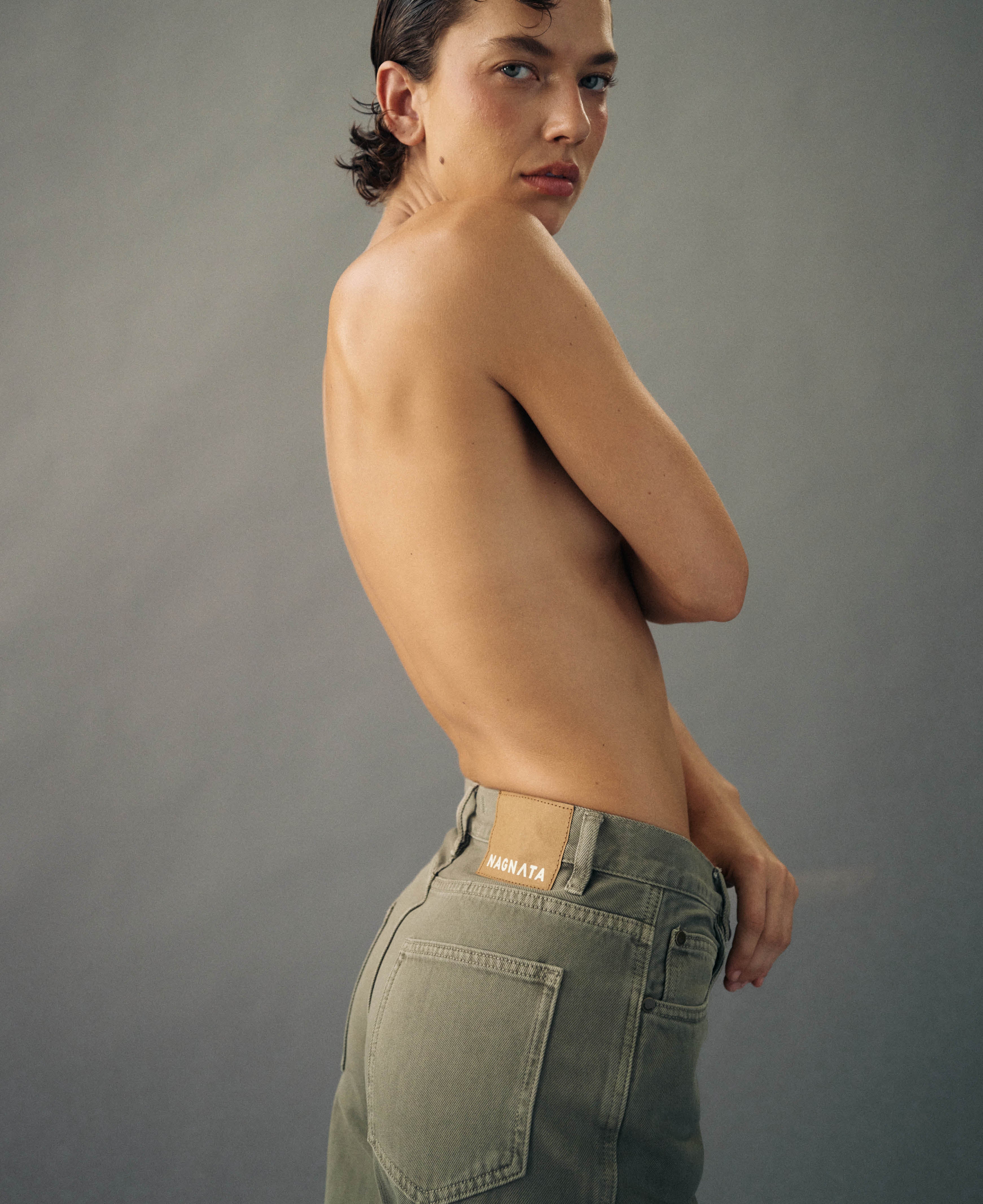 VEGETABLE DYE STRAIGHT LEG JEAN