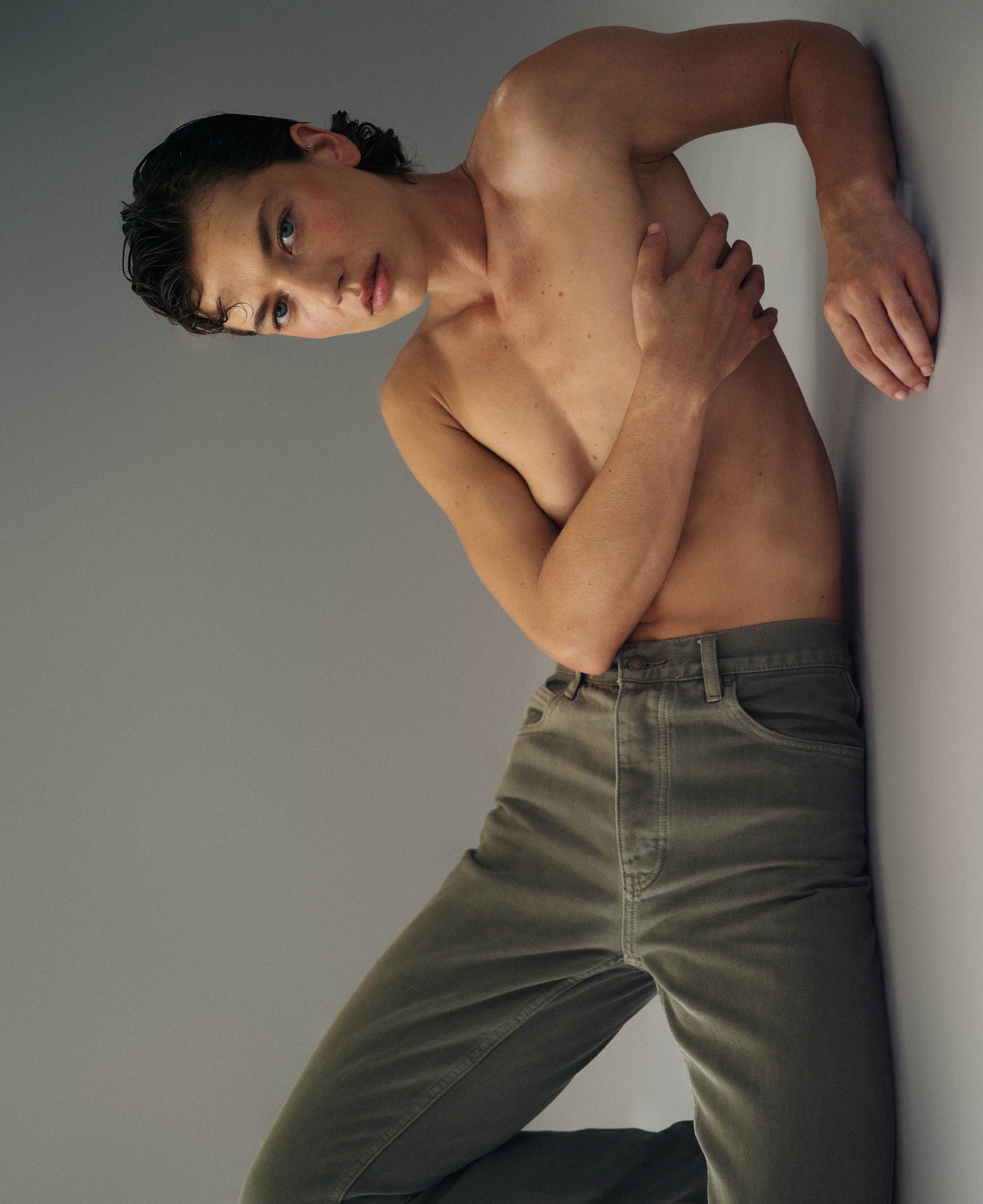 VEGETABLE DYE STRAIGHT LEG JEAN