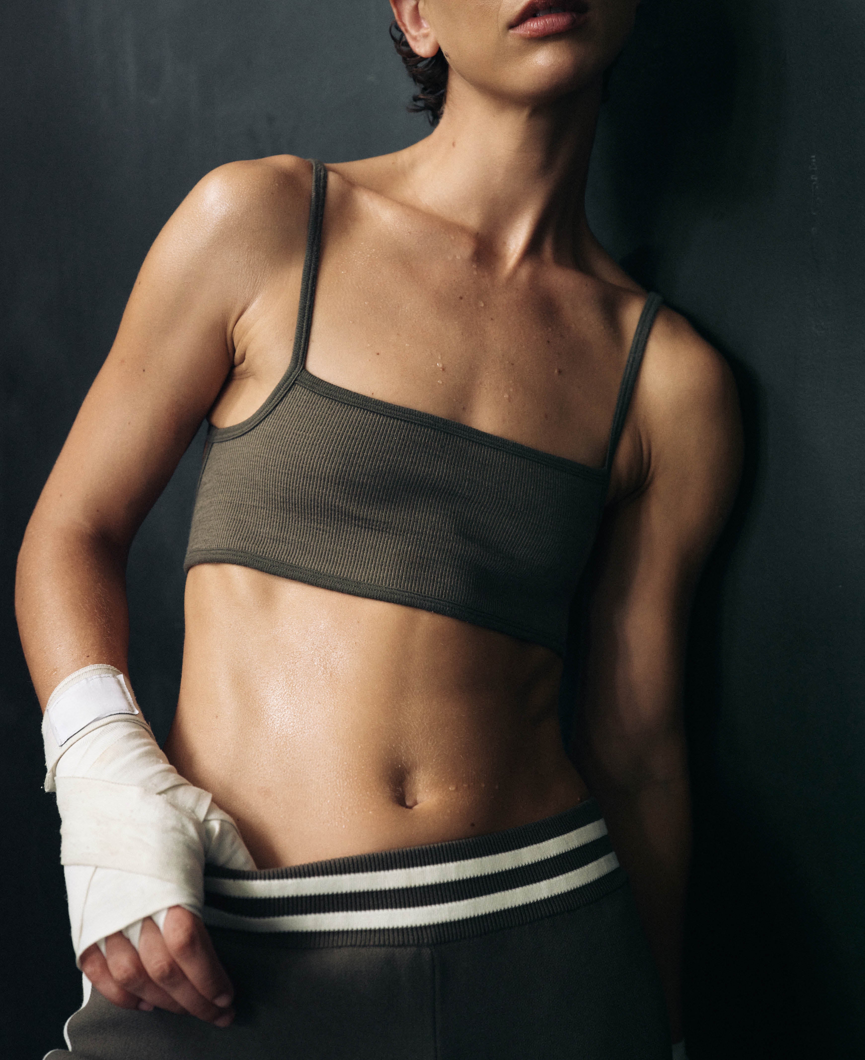 STRAP BACK WOOL BRALET