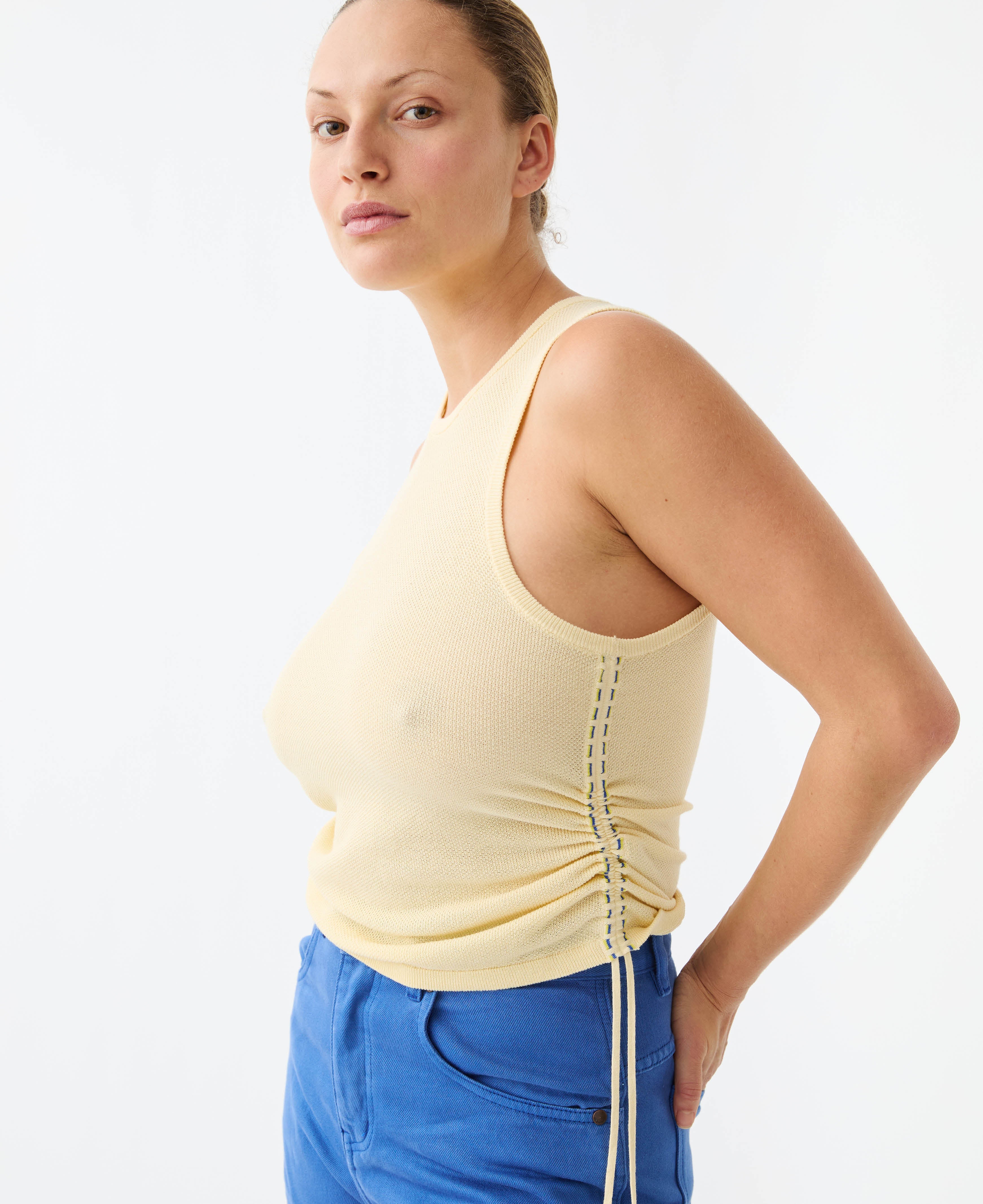 ORGANIC RUCHED TANK