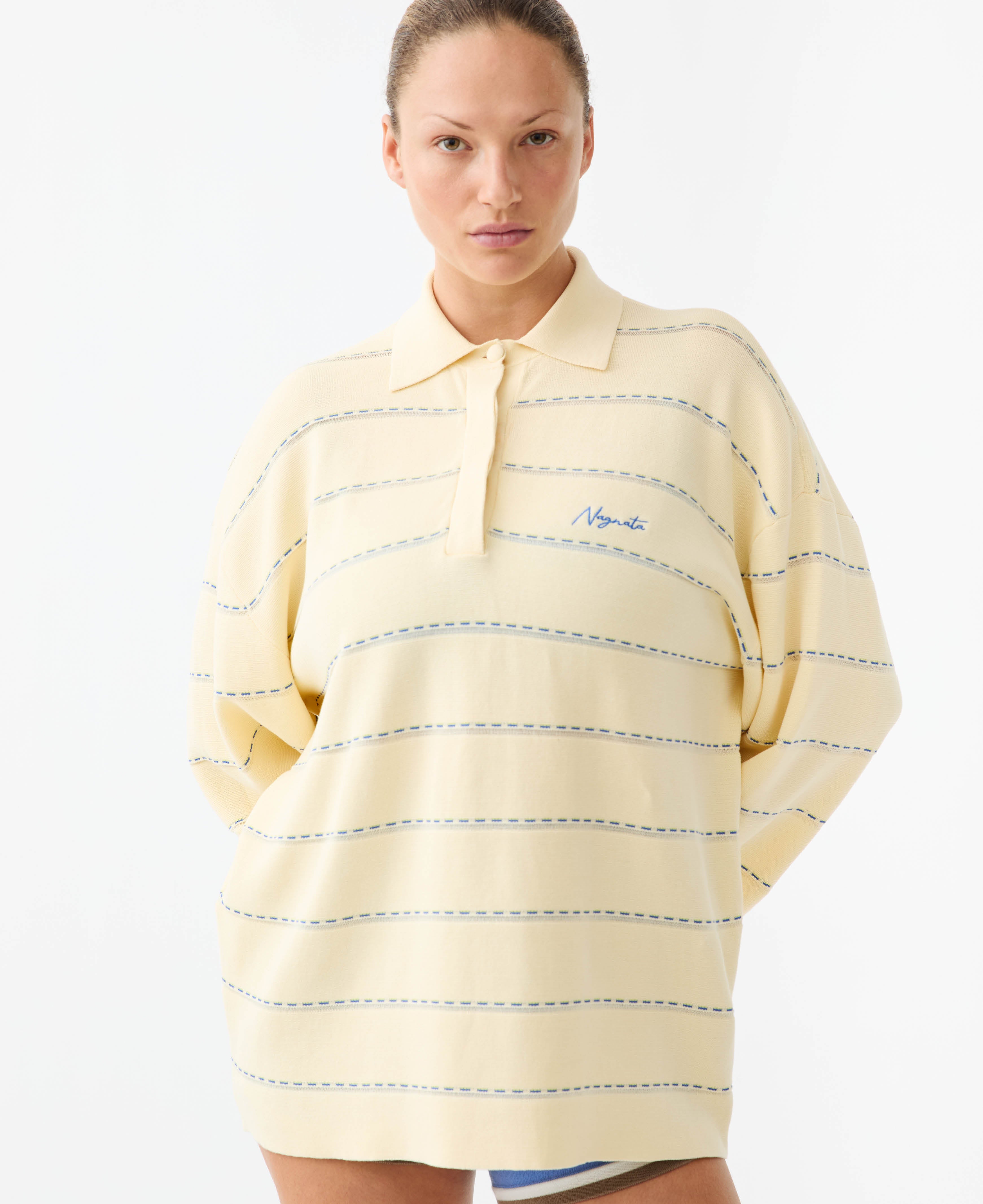 ORGANIC DROP NEEDLE POLO