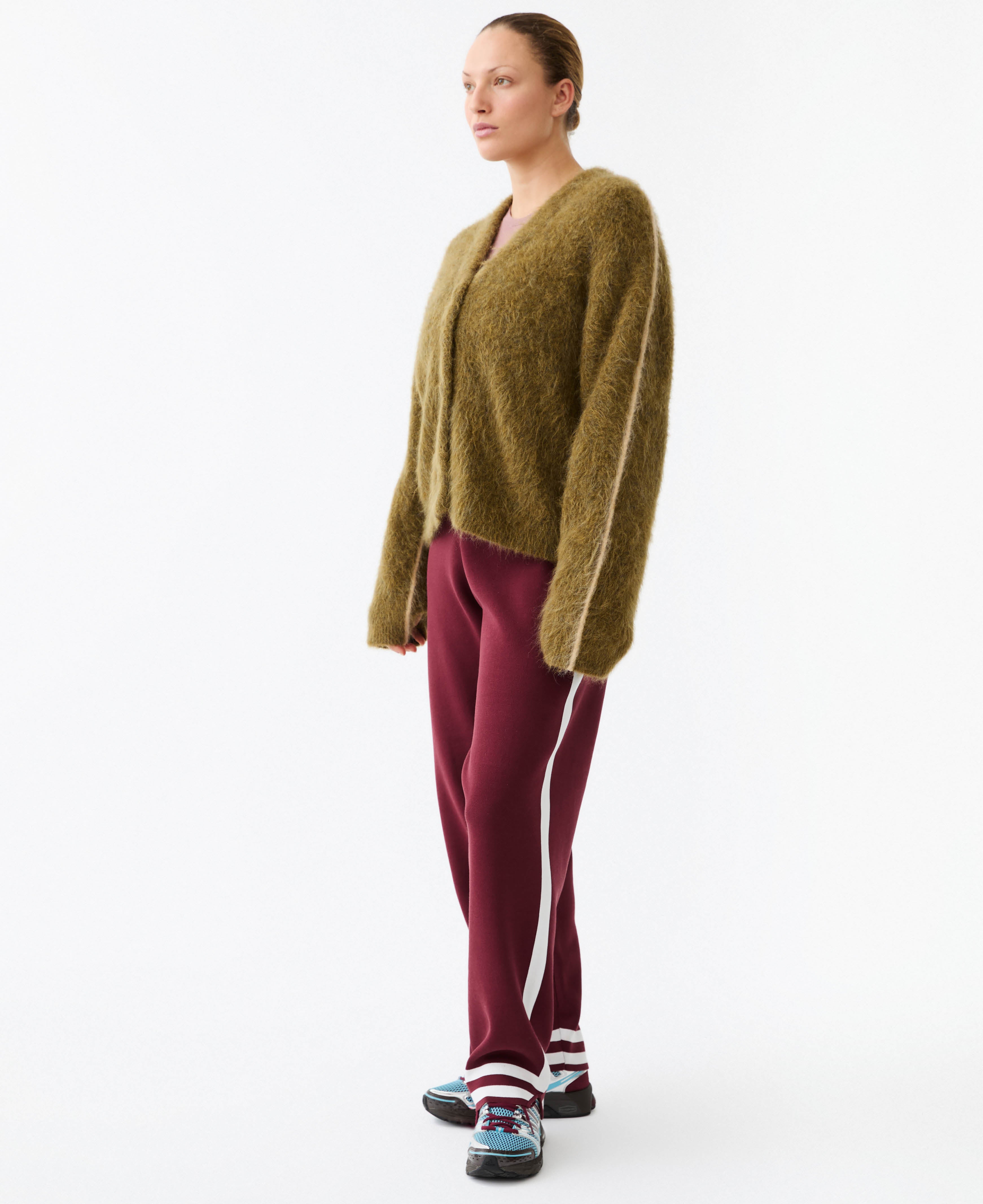 BRUSHED ALPACA CARDIGAN