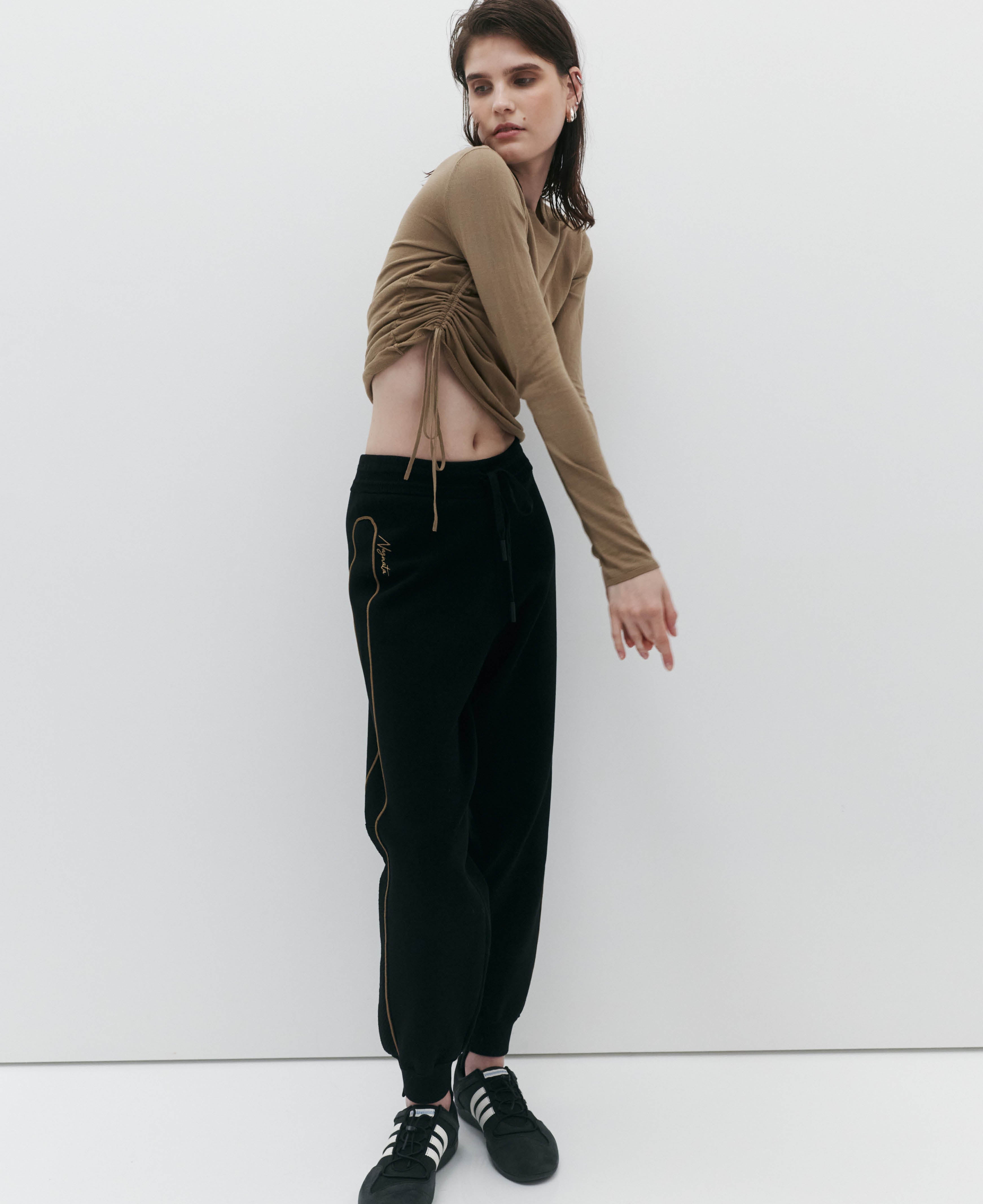 ORGANIC RUCHED LONG SLEEVE