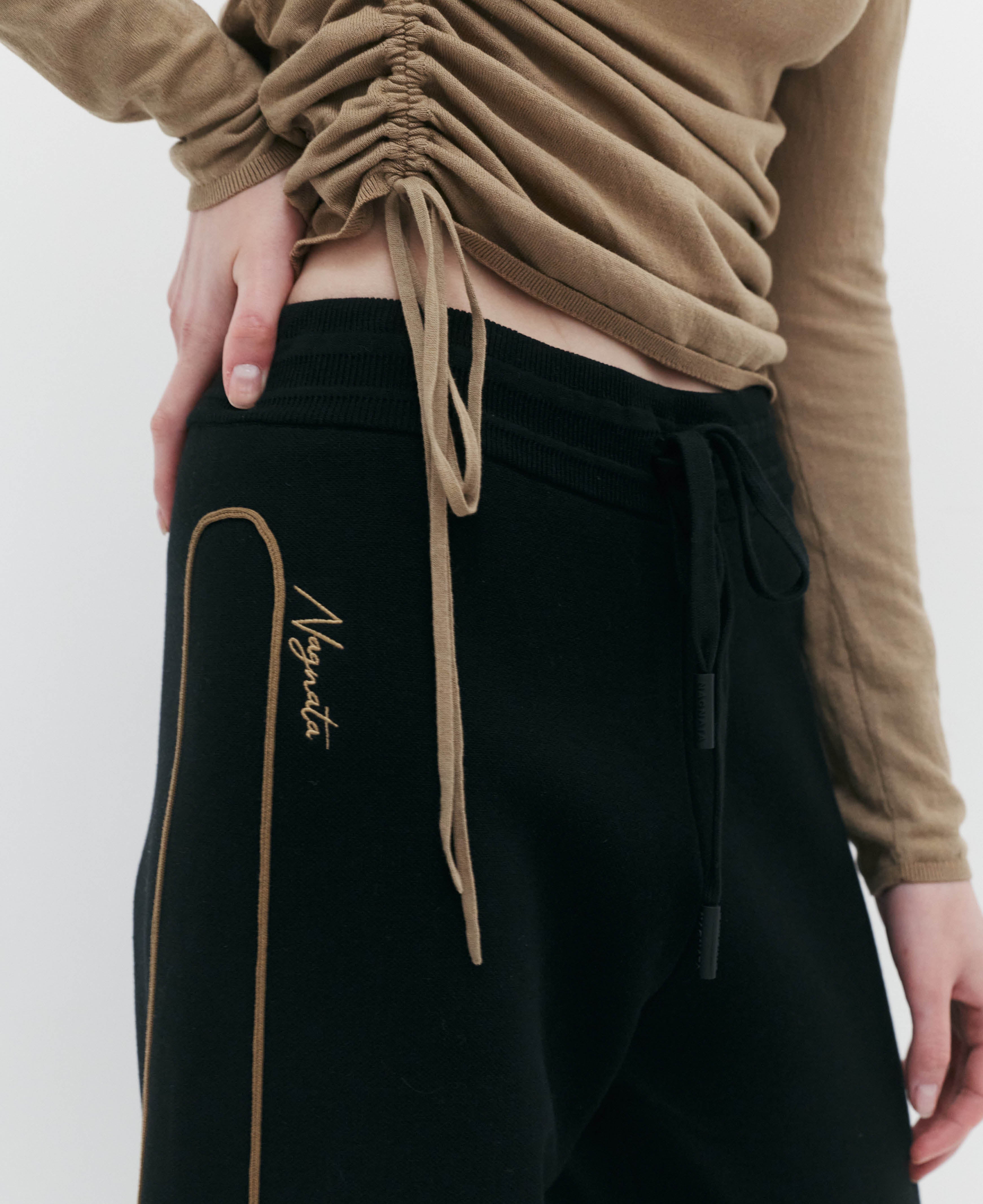 ORGANIC RAYA TRACK PANT - BLACK