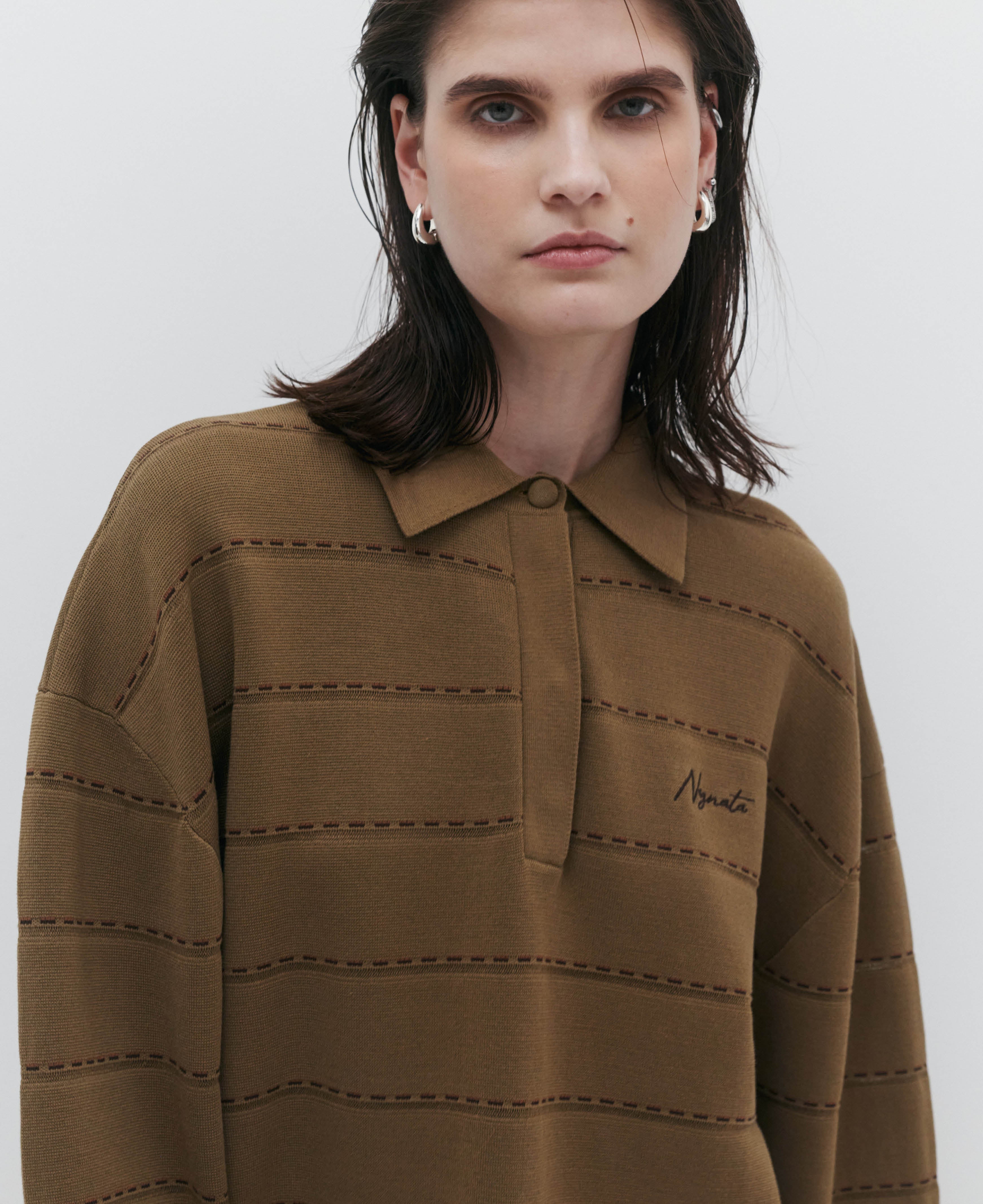 ORGANIC DROP NEEDLE POLO