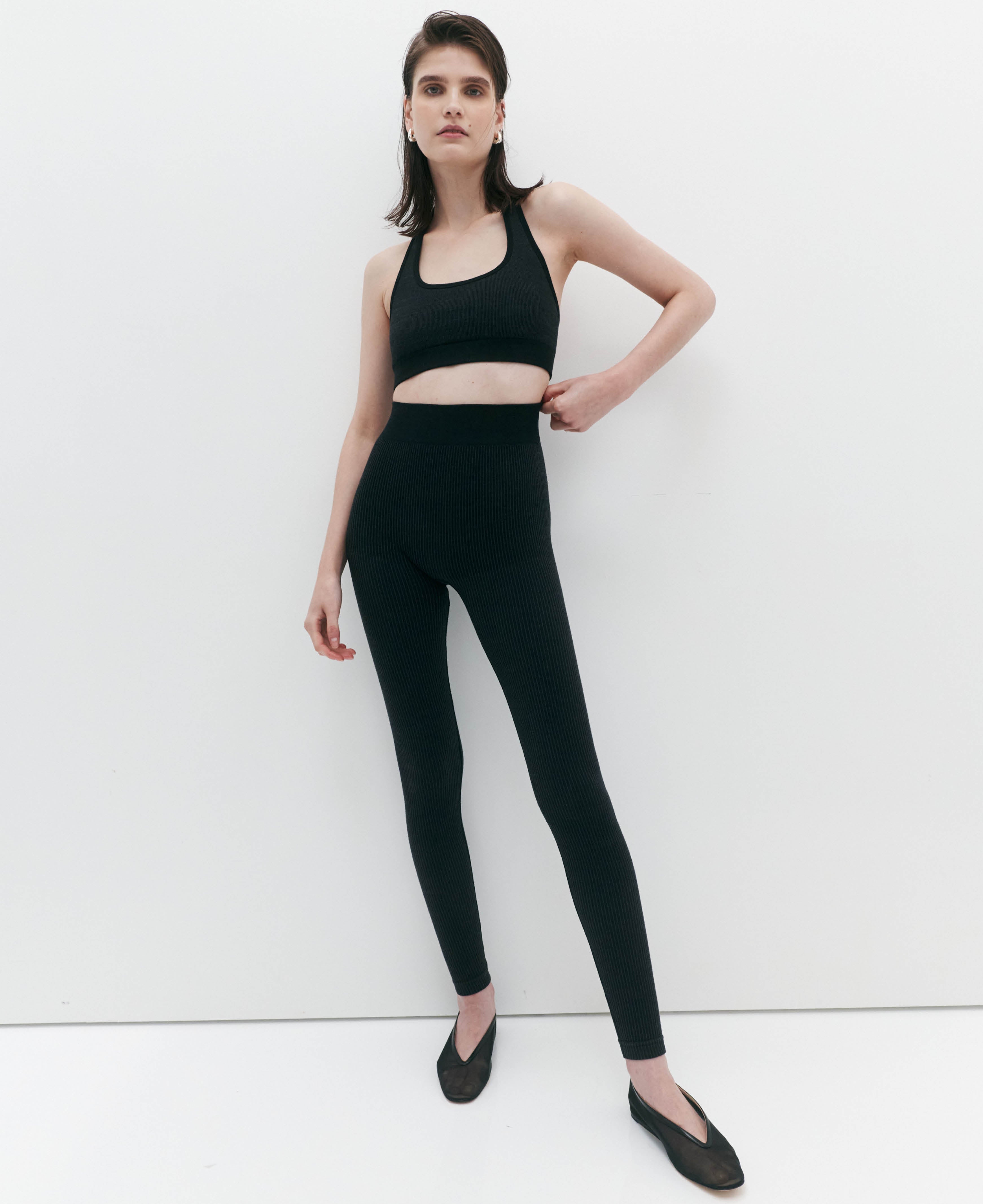 CLASSIC WOOL RIB LEGGING