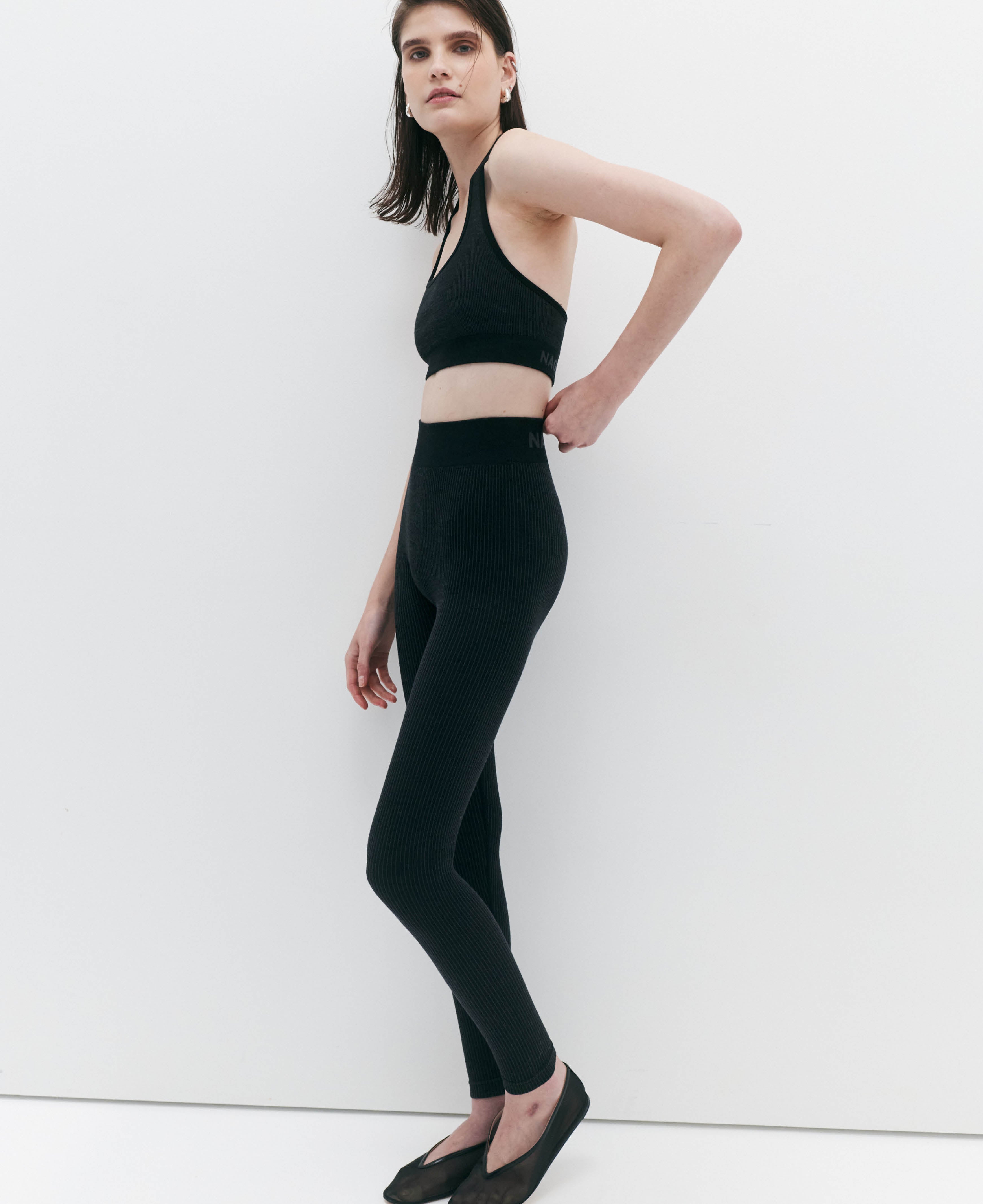 HALTER WOOL BRALET