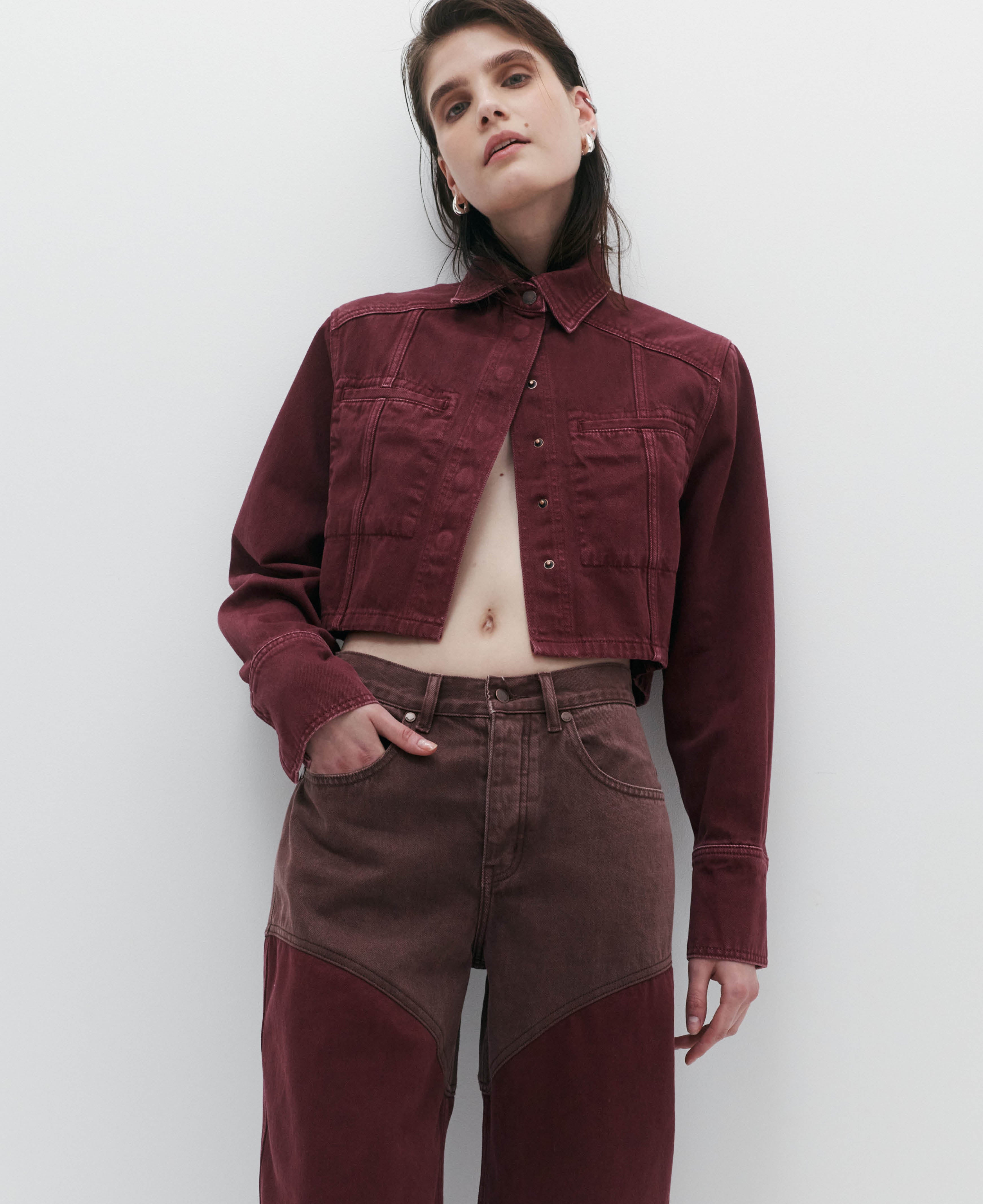 VEGETABLE DYE TAPERED JEAN
