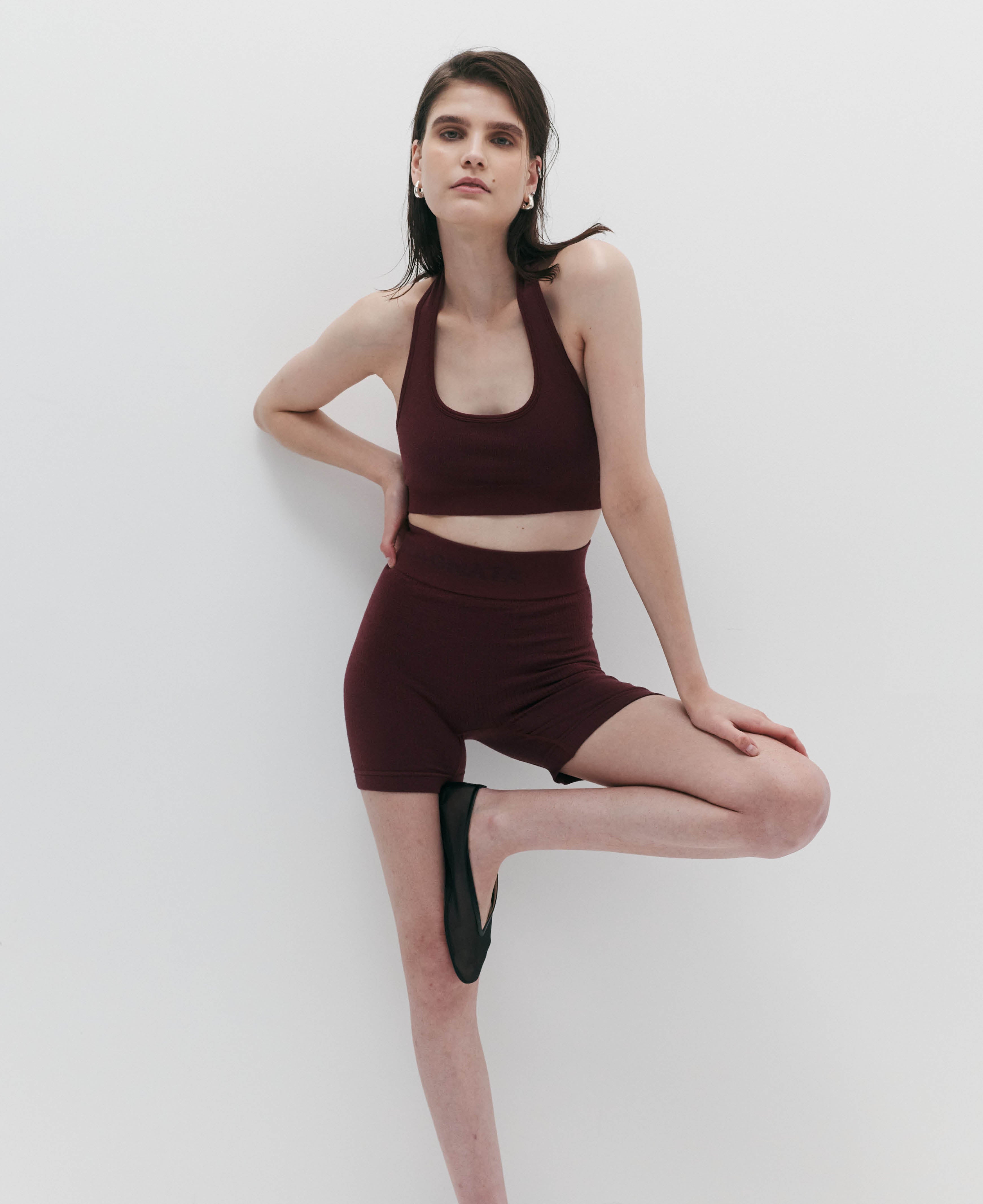 HALTER WOOL BRALET