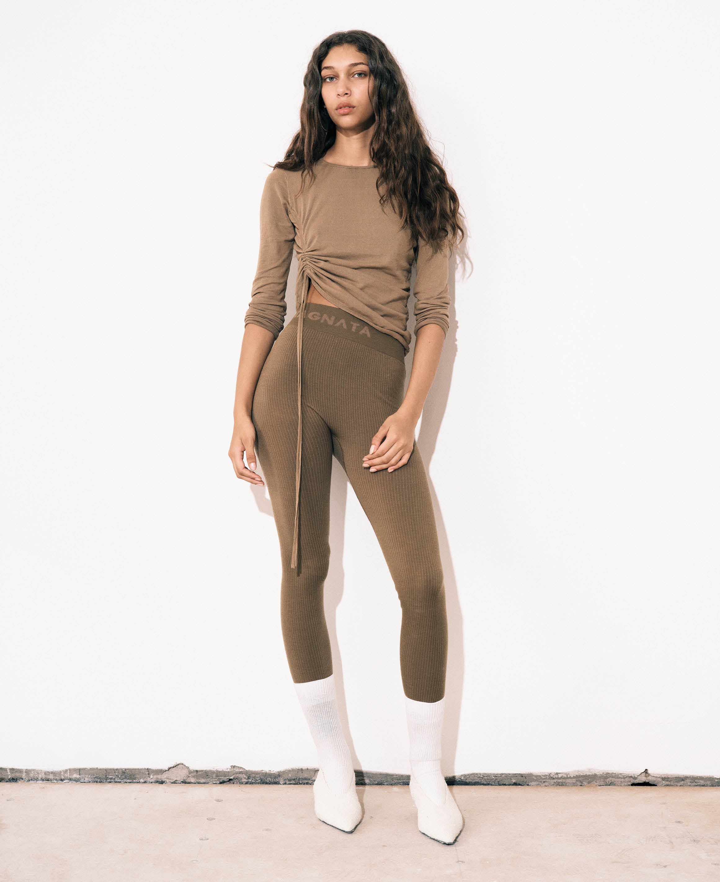 CLASSIC WOOL RIB LEGGING