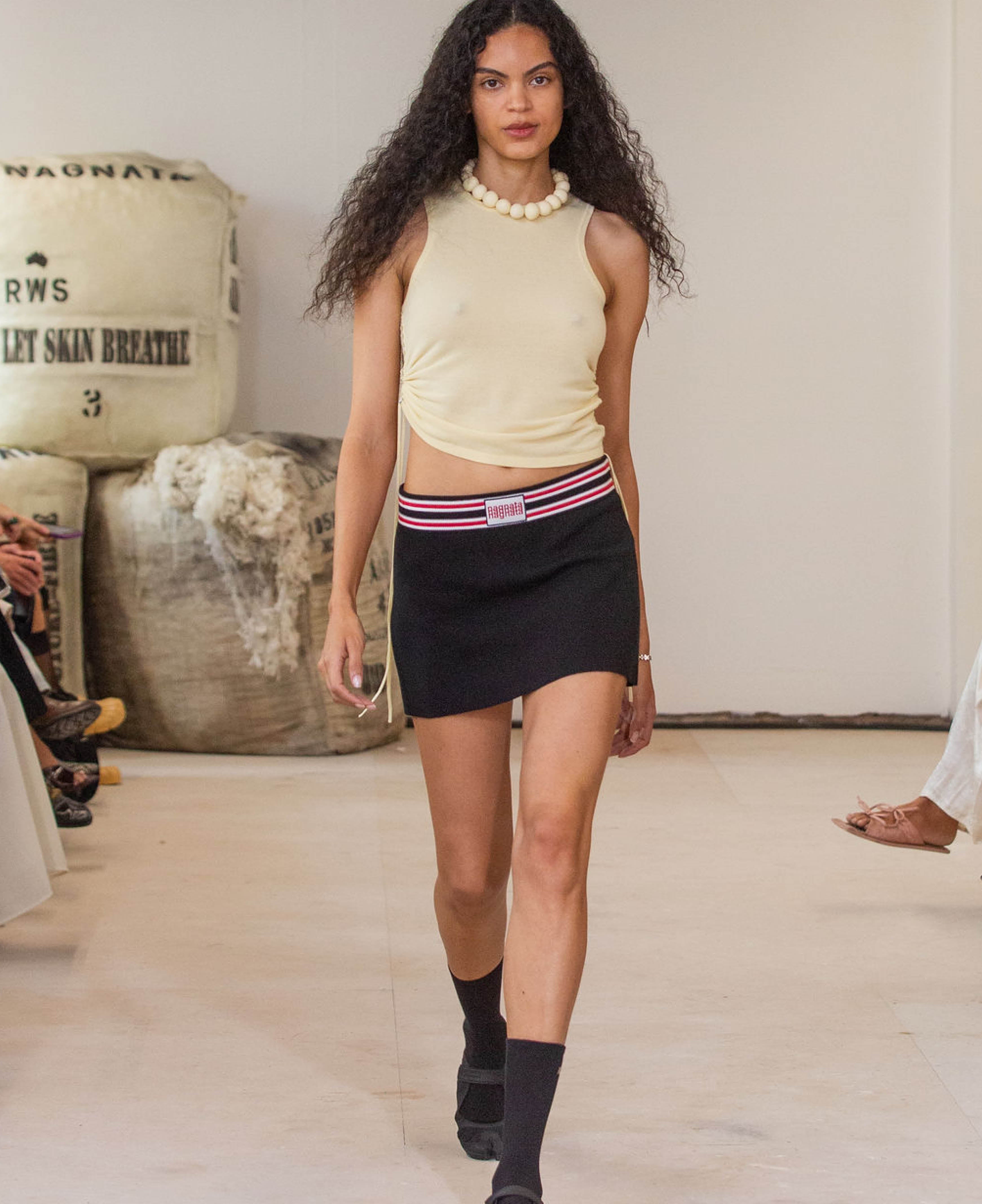 ORGANIC RUCHED TANK