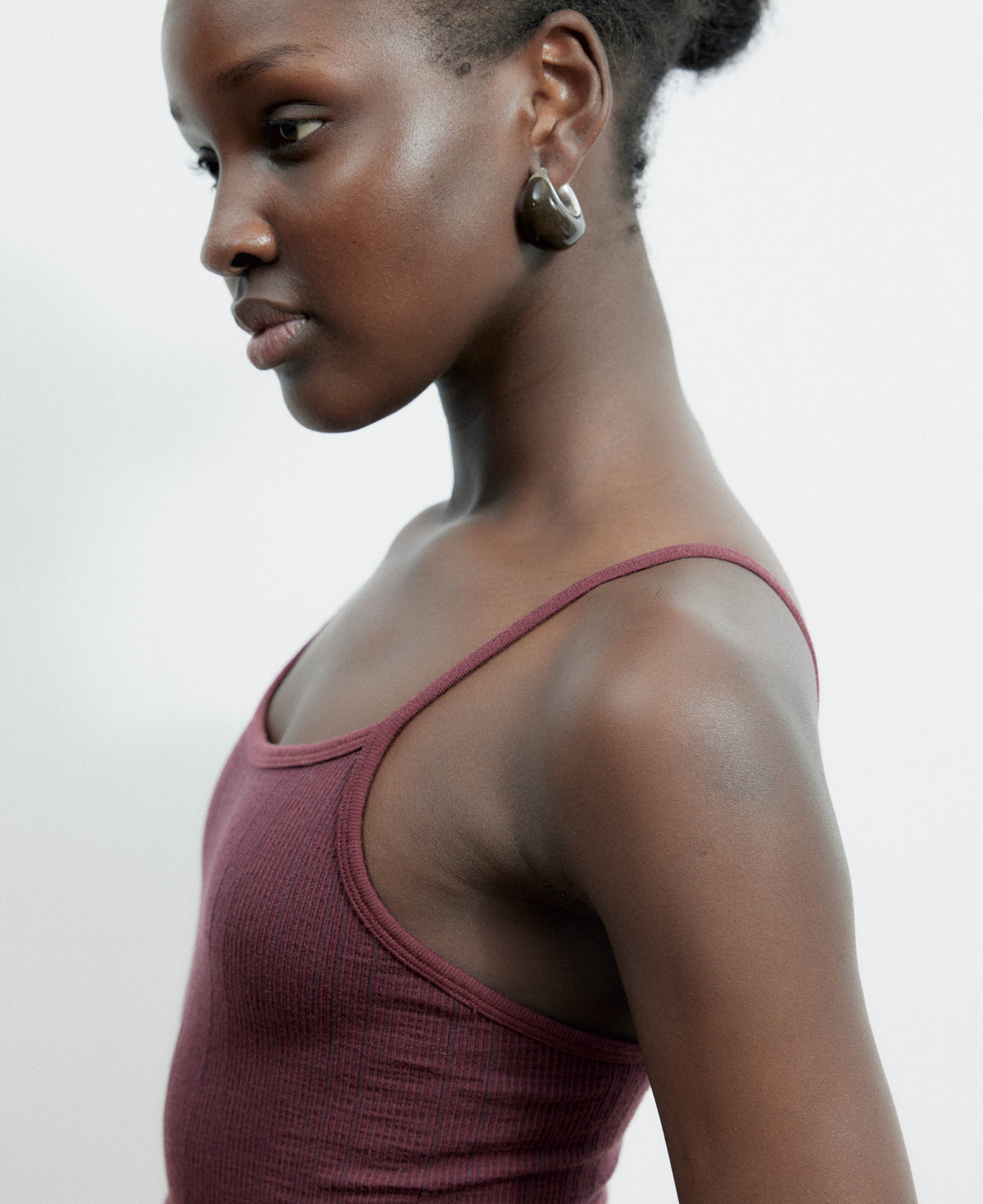 PINSTRIPE WOOL BODYSUIT