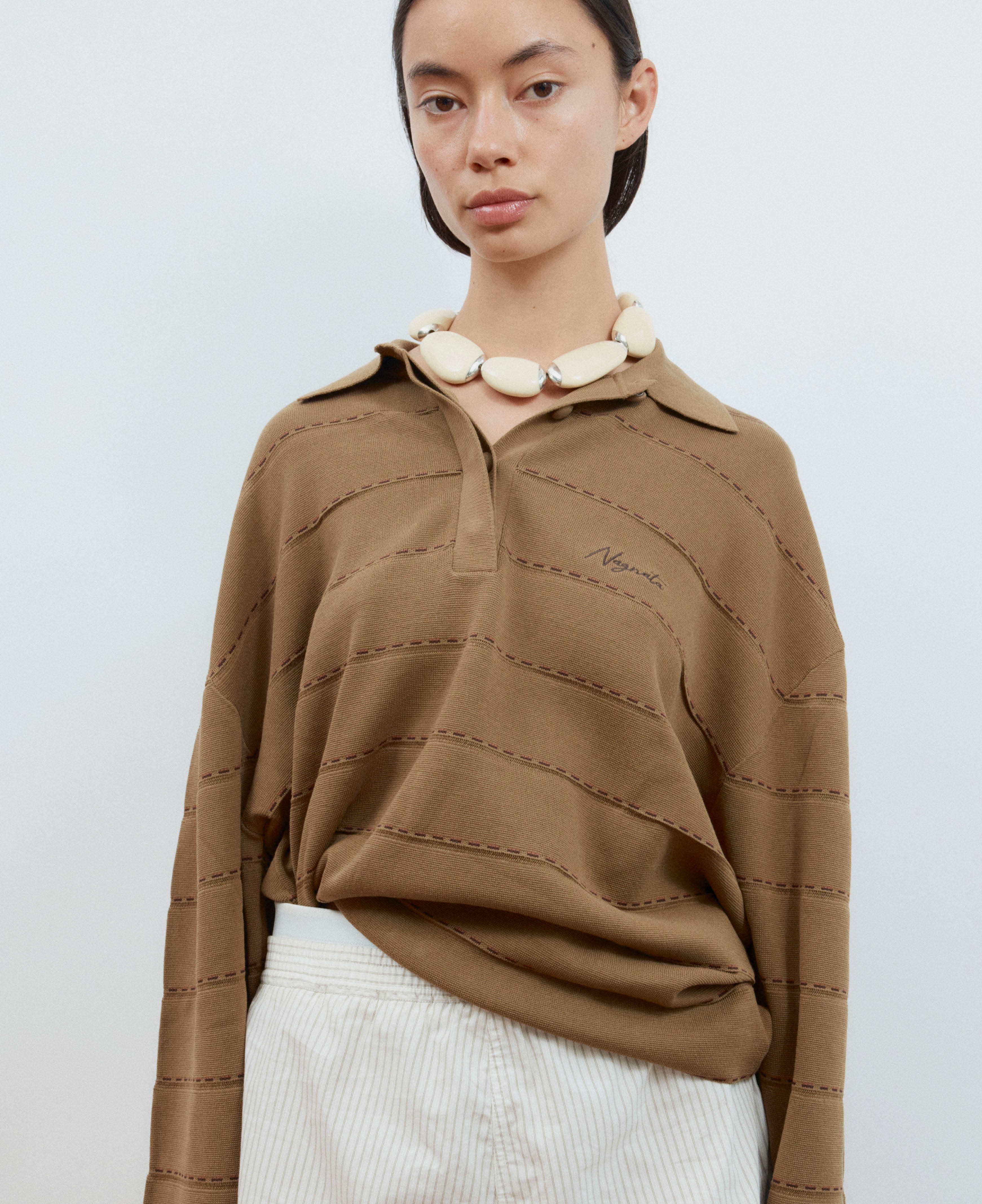 ORGANIC DROP NEEDLE POLO