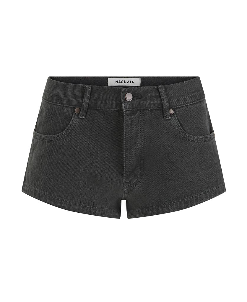 LOW RISE MICRO DENIM SHORT